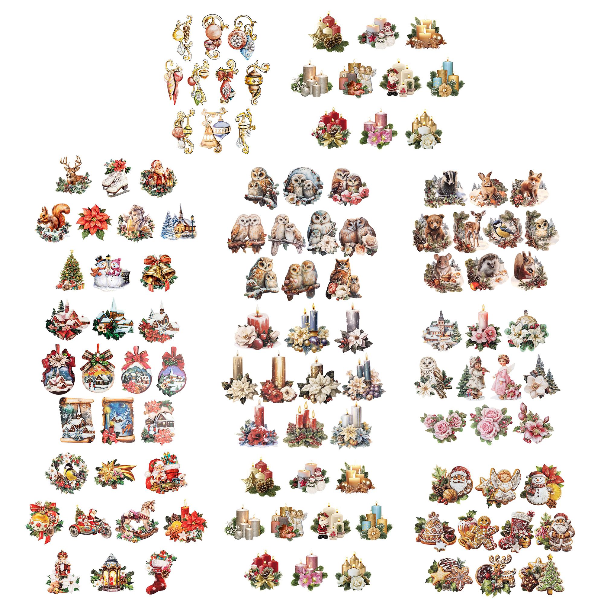 KARIN JITTENMEIER 3D Technik-Set 100 3D Motive Winterzeit 100tlg.