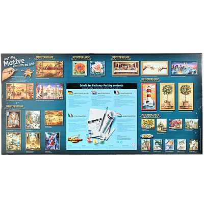 SCHIPPER Malen nach Zahlen Leuchtturm Hochformat 40x80cm - QVC.de