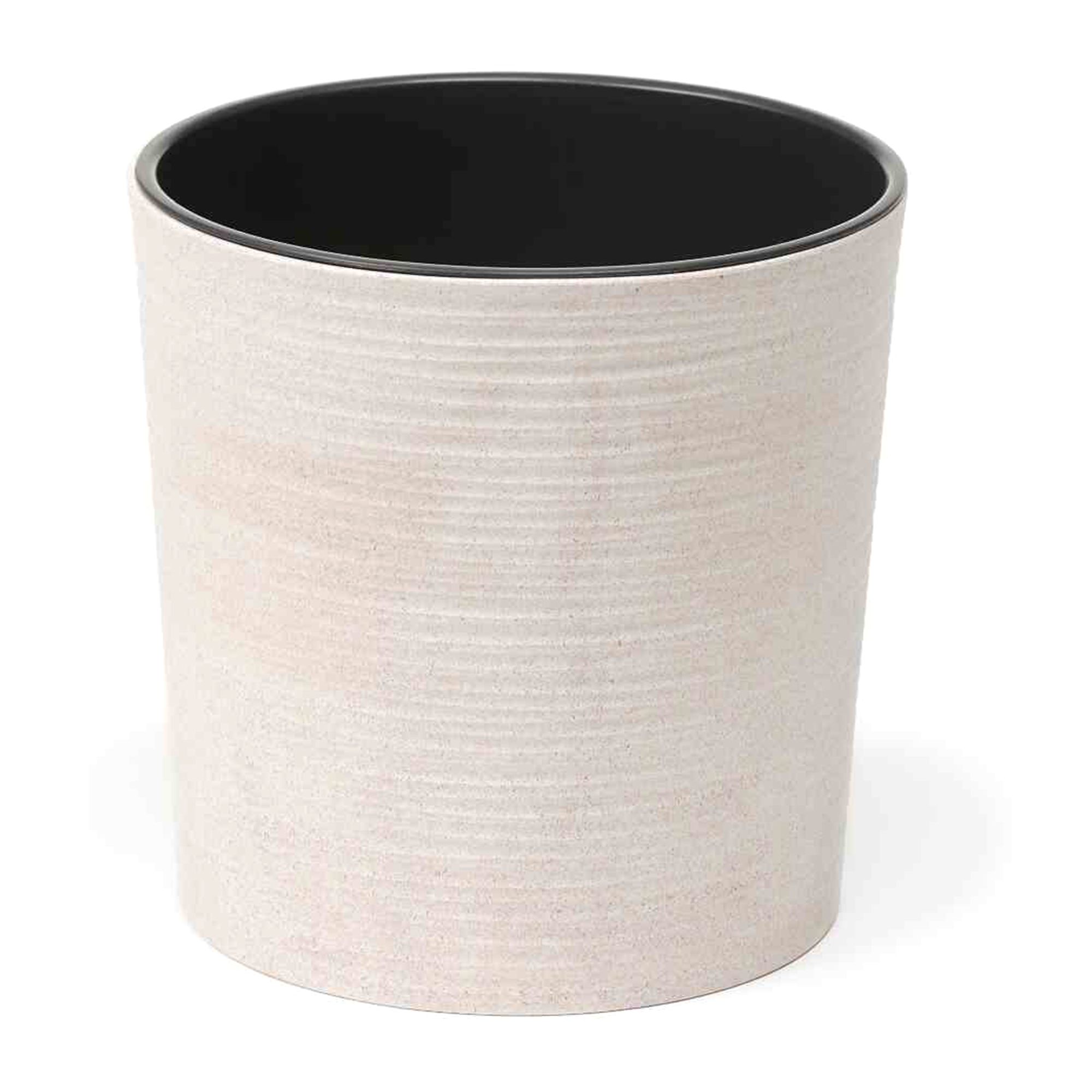 SIENA GARDEN Eco Pflanzgefäß Lens Rillen-Optik ca. 25x25,5cm