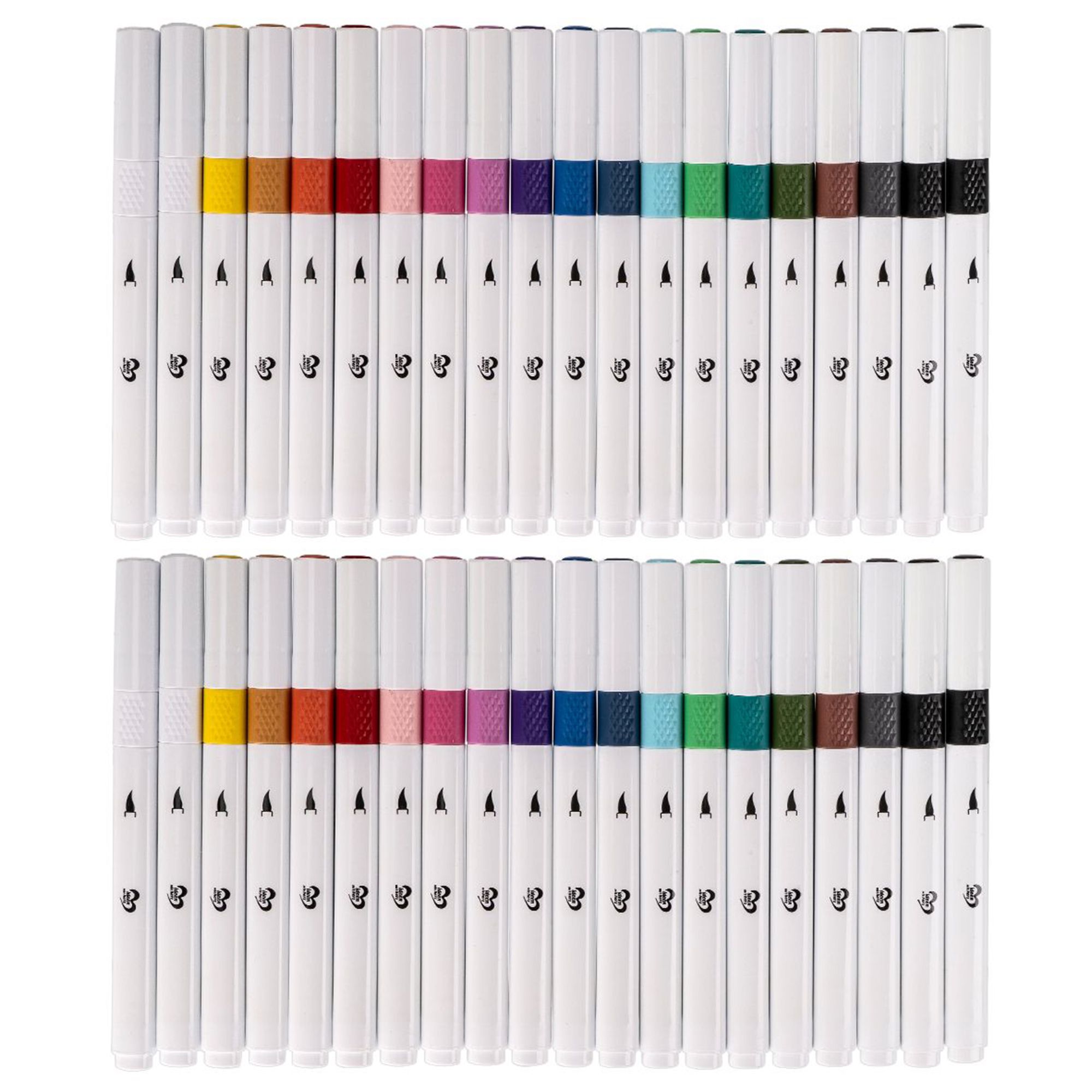 KARIN JITTENMEIER Kreativstifte-Set Acryl Brush Marker mit Pinselspitze 40tlg.