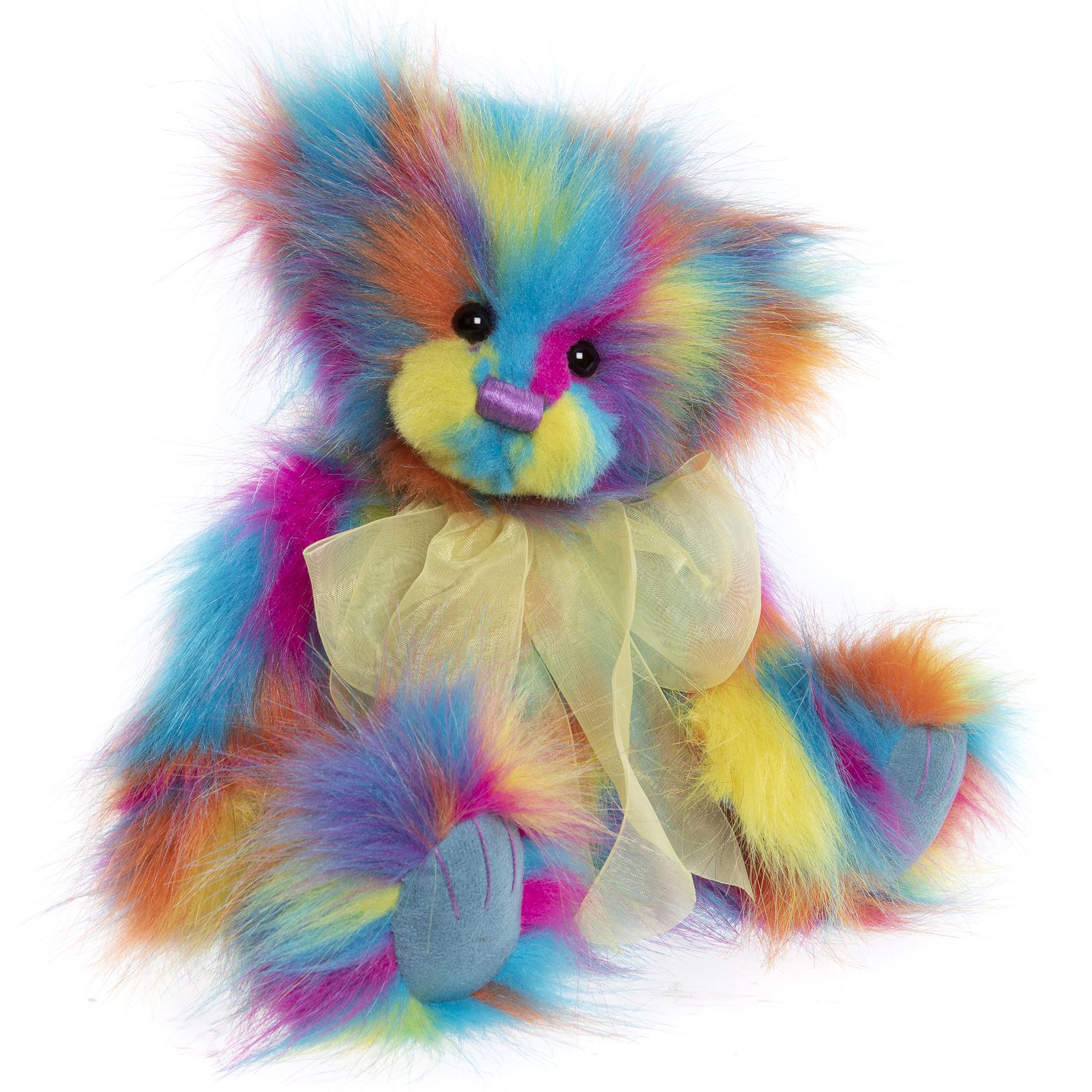 CHARLIE BEARS® Plüschbär Dazzle mit Schleife Höhe ca. 33cm