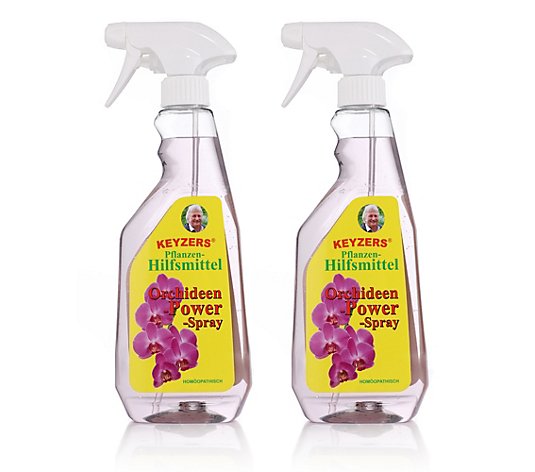 KEYZERS® Orchideen-Power Spray inkl. Sprühaufsatz 2x 500ml