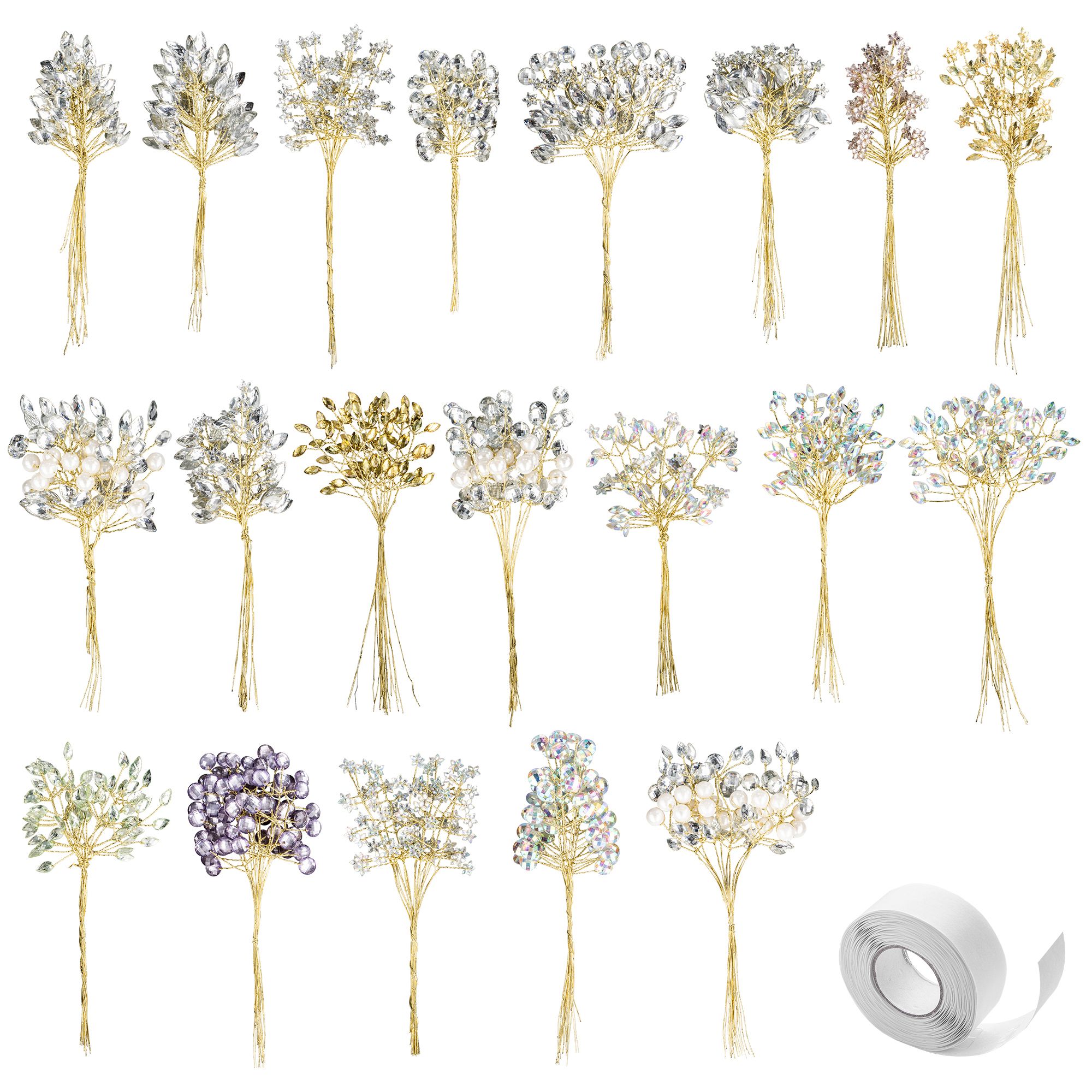  KARIN JITTENMEIER Kreativ-Set Kristallzweige verschiedene Designs 21tlg.