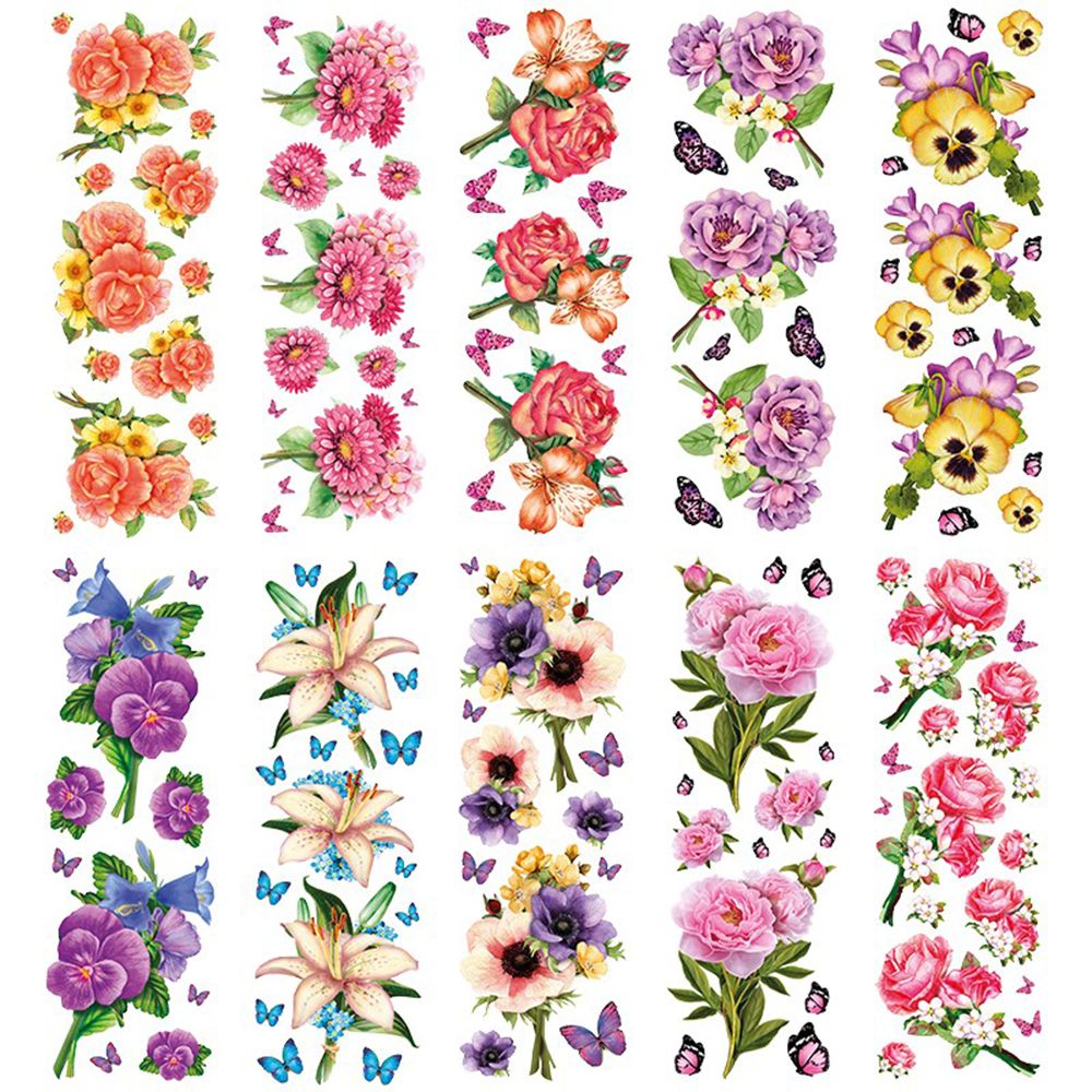 KARIN JITTENMEIER Sticker-Set Transparentsticker verschiedene Designs ...