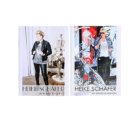 HEIKE SCHÄFER Ergänzungs-Set Bücher-Set My World of Fashion 1&2
