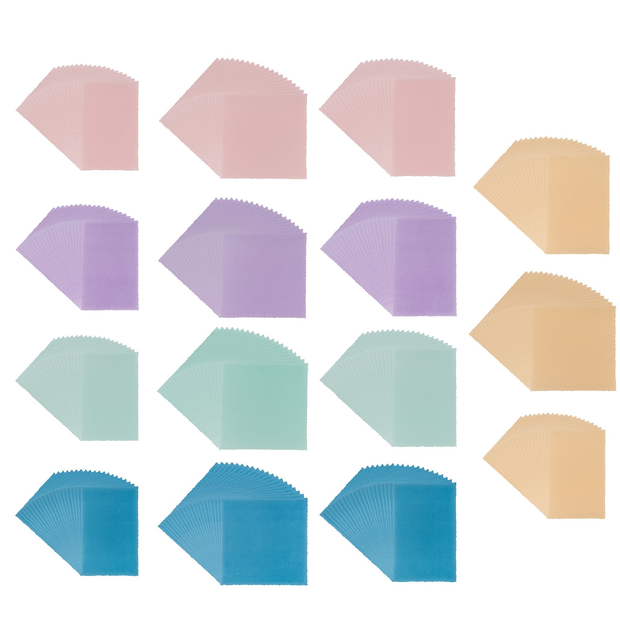  KARIN JITTENMEIER Kreativ-Set Transparentpapier Aufleger Büttenrand 300tlg.