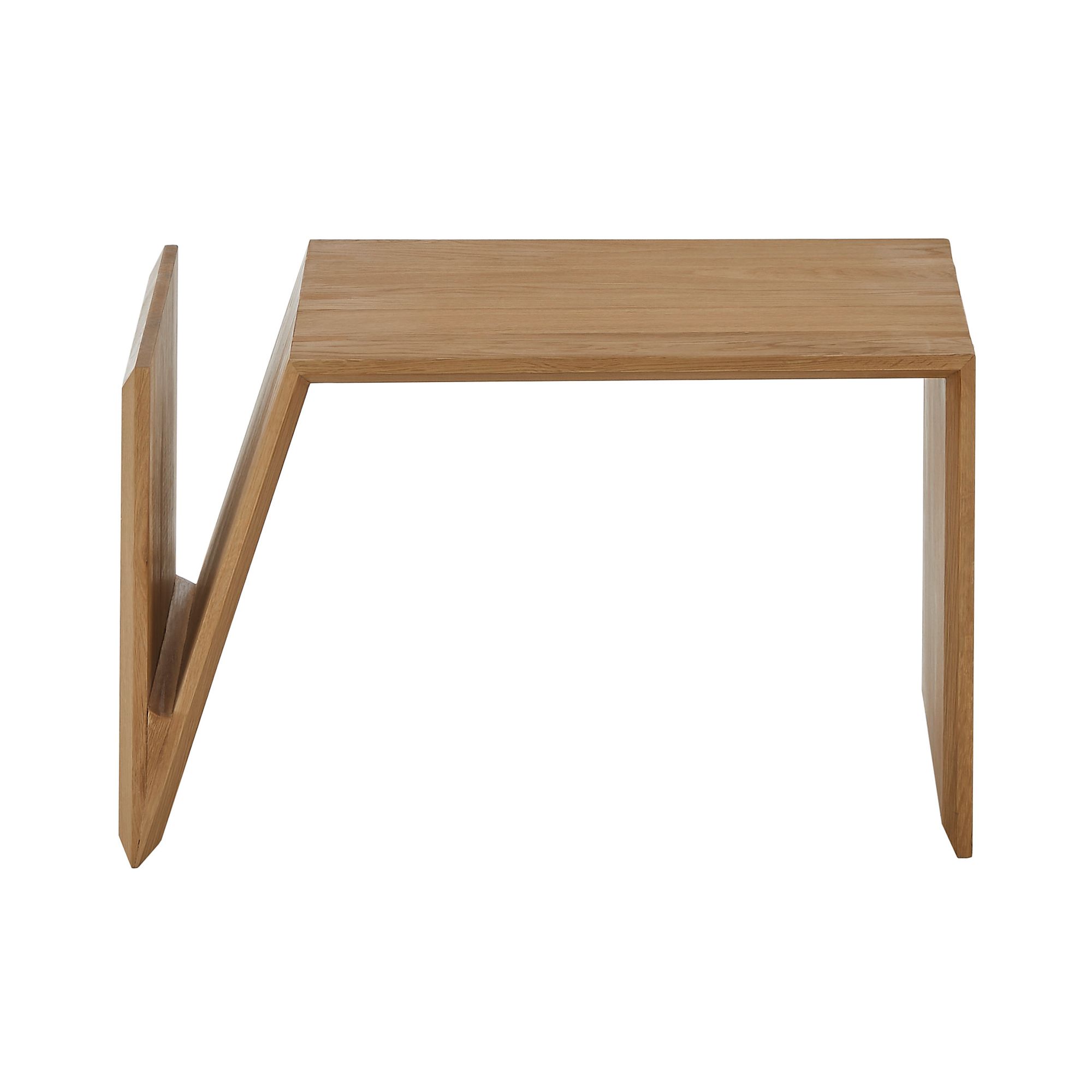 BODYFLEX LOUNGE Couchtisch PARMA waagerecht oder senkrecht verwendbar Eiche massiv geölt