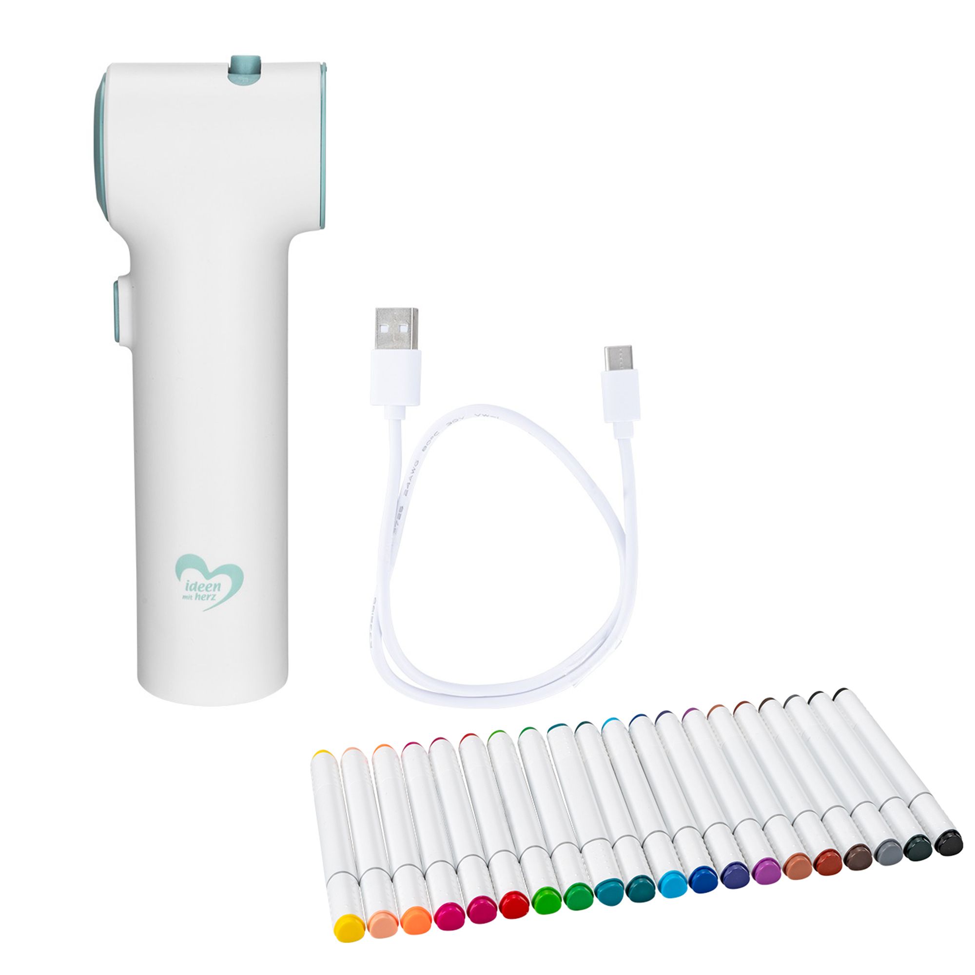 KARIN JITTENMEIER Kreativ-Set Airbrush Feinsprüher& Duo Marker 21tlg.