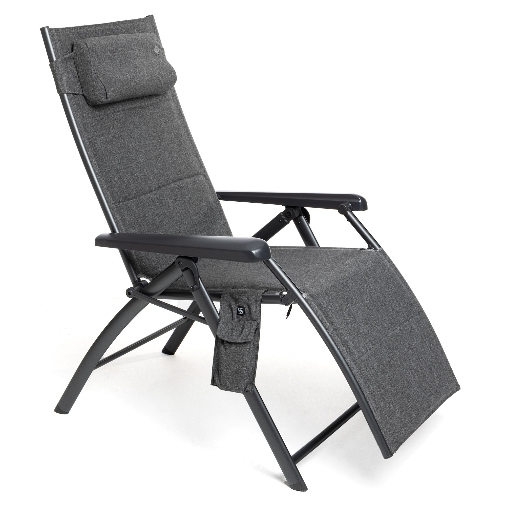 GREEN LOUNGE Relaxchair mit Heizfunktion & Nackenkissen Herz-Waage-Position
