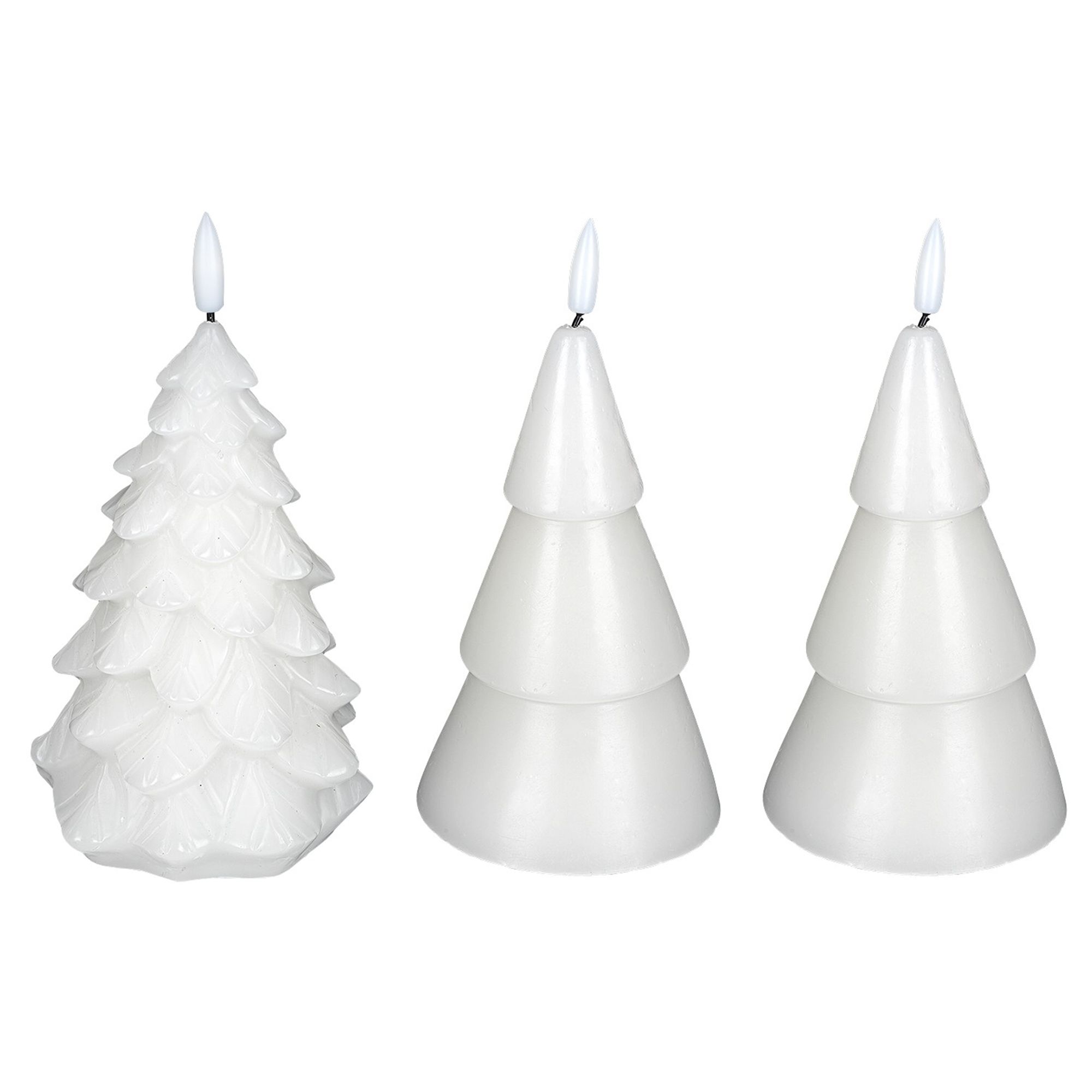 KARIN JITTENMEIER Kreativ-Set LED Kerzen Tannenbaum 3tlg.