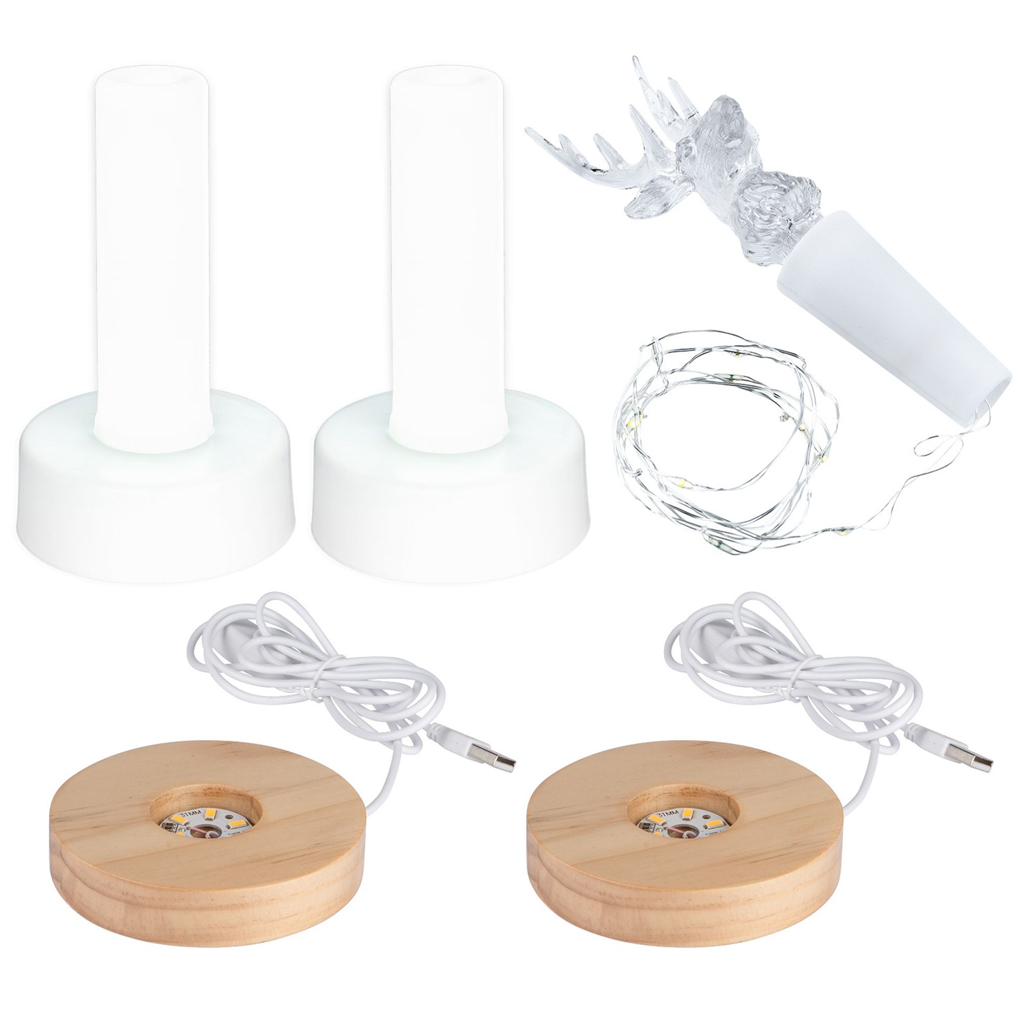  KARIN JITTENMEIER Club Artikel Kreativ-Set mit LED Säulen 12tlg.