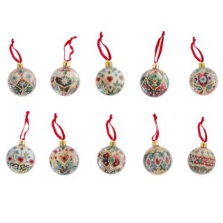 CRAFT BUDDY™ Diamond Painting-Set Acrylkugeln Weihnachtsmotive 34tlg.