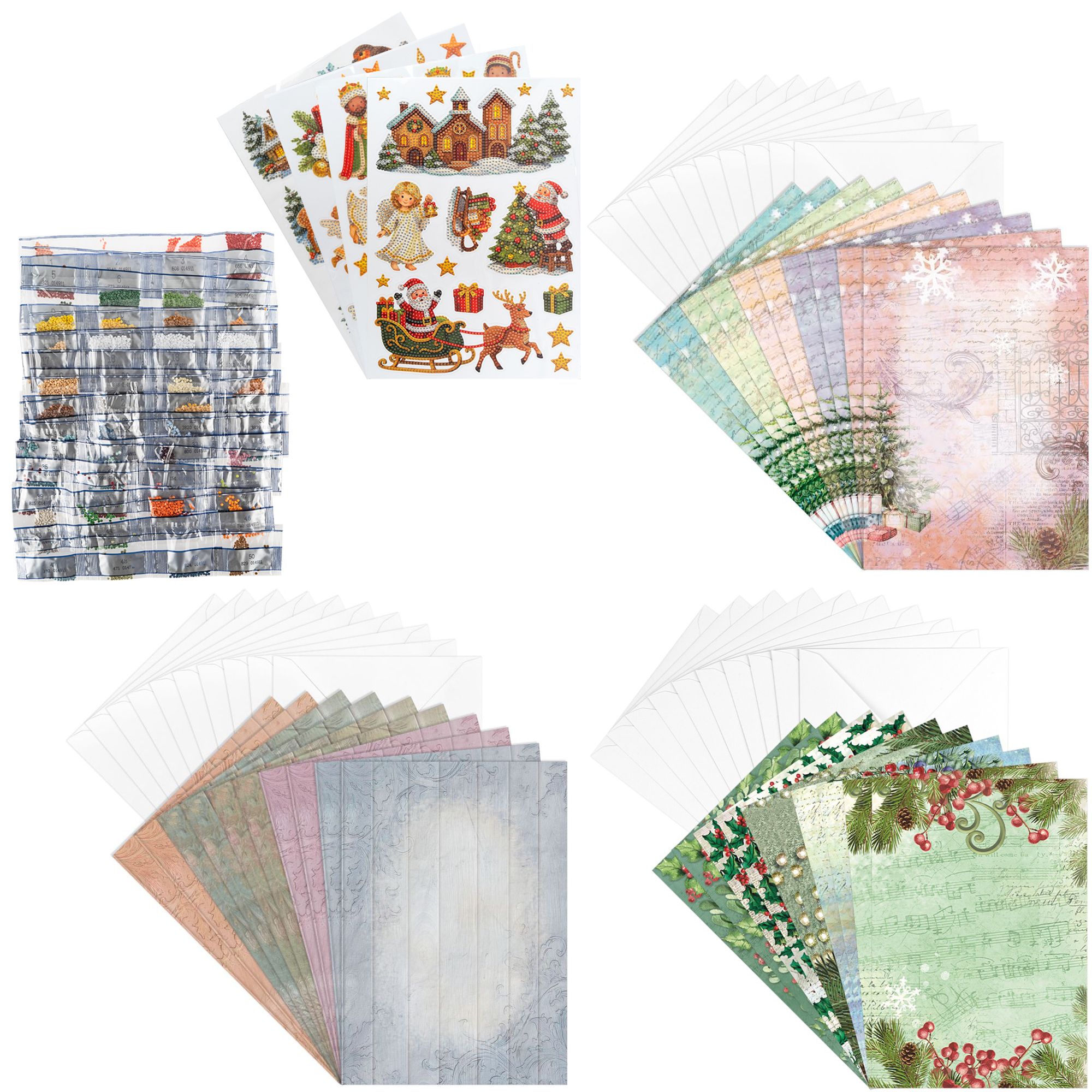 KARIN JITTENMEIER Diamond Painting Sticker-Set inkl. Motivkarten 65tlg.