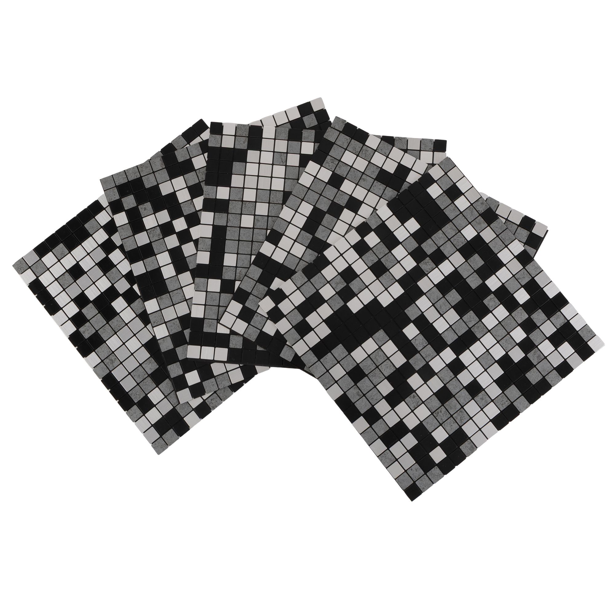 Kreativ-Set Wandsticker Mosaik ca. 30x30cm 5tlg.