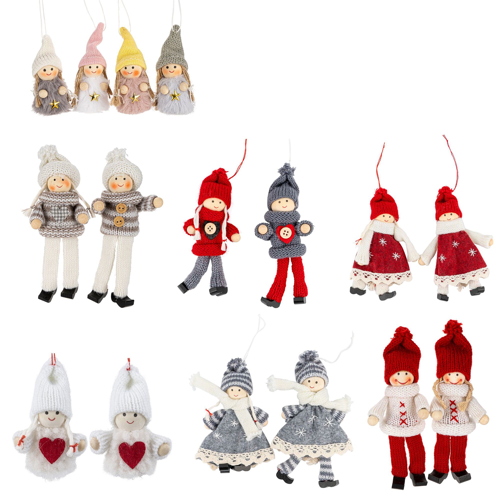 KARIN JITTENMEIER Club Artikel Kreativ-Set Winter Püppchen 14tlg.