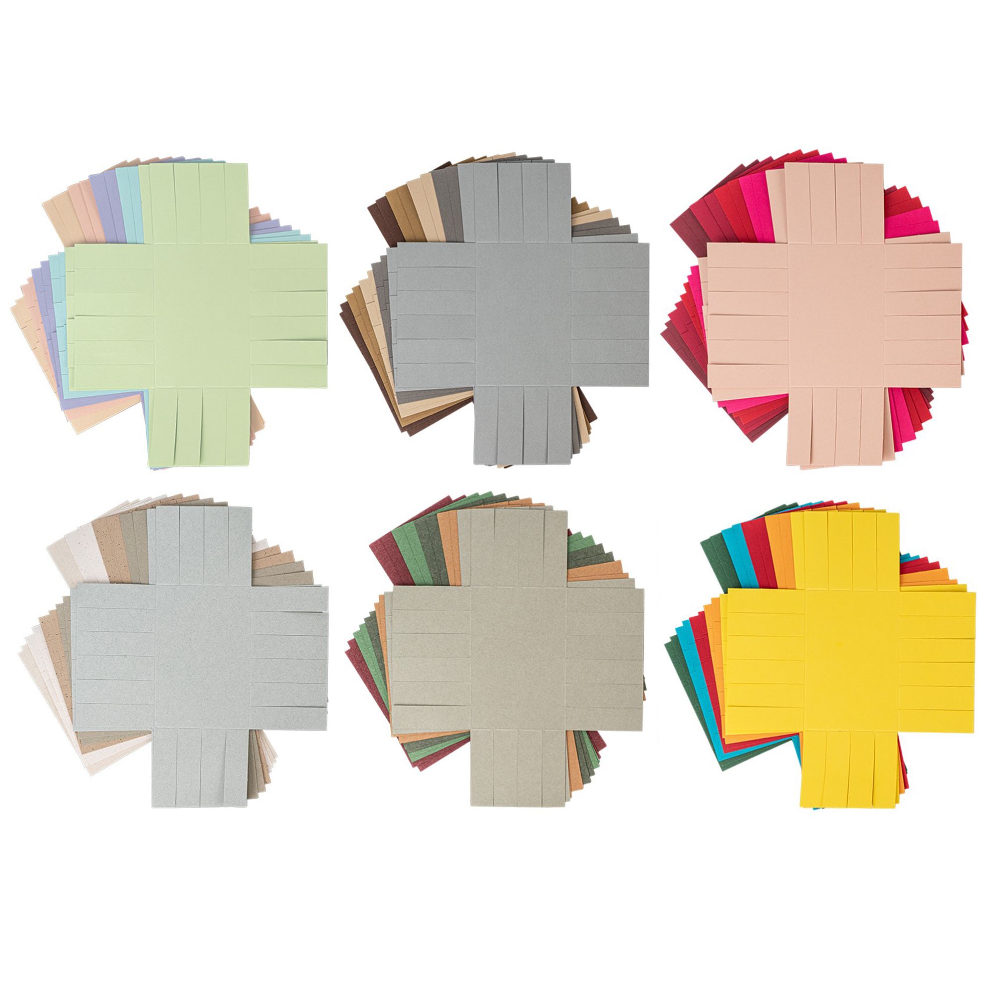 KARIN JITTENMEIER Kreativ-Set 60 Flechtkörbe aus Papier 60tlg.