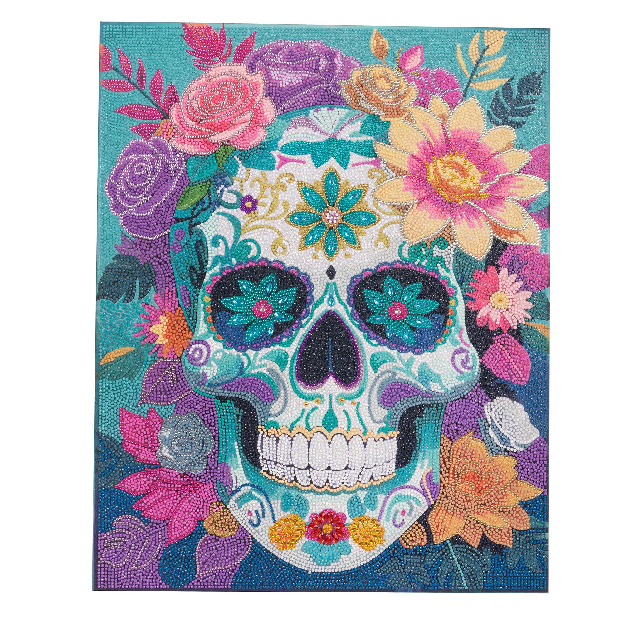 CRAFT BUDDY™ Diamond Painting Bild 40x50cm Totenkopf 5tlg.