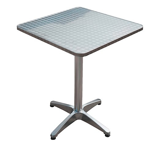 GARDEN PLEASURE Bistro-Tisch belastbar bis 30kg quadratisch 60x60cm verstellbare Füße