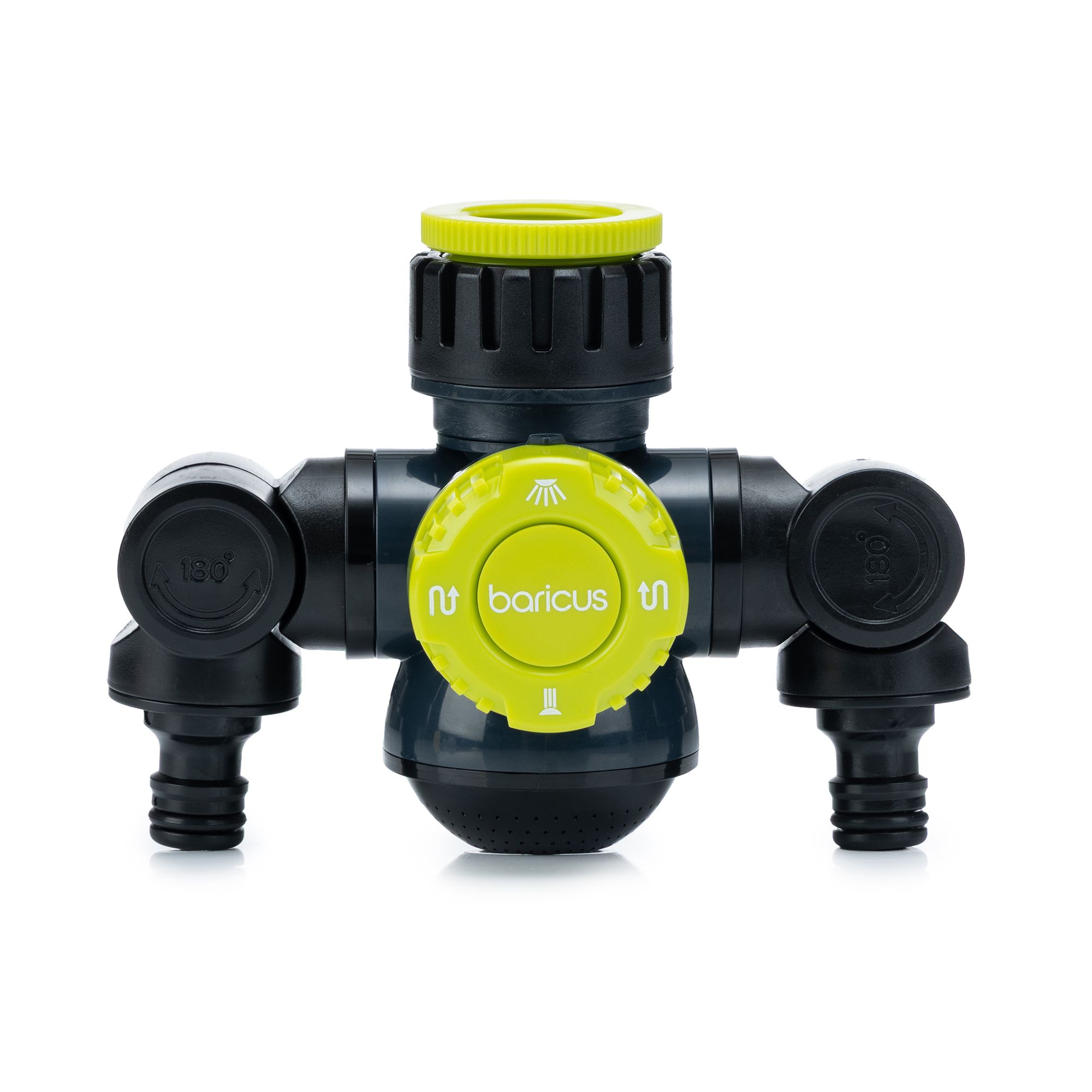 BARICUS Wasserhahn-Verteiler Doppelschlauch- anschluß 5J.Herstellergarantie
