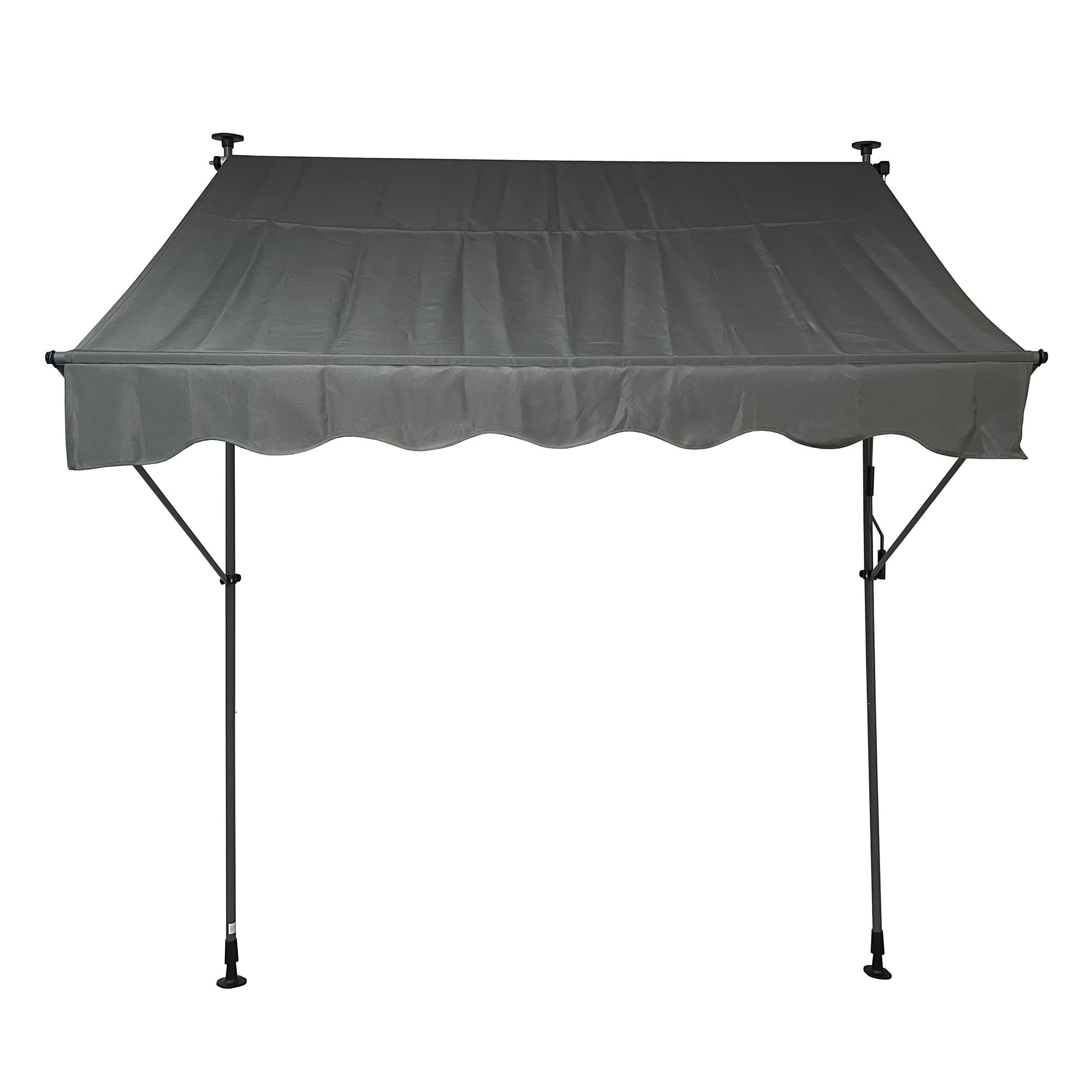 GREEN LOUNGE Klemm-Markise mit Hand-Kurbel einstellbare Höhe UV50+