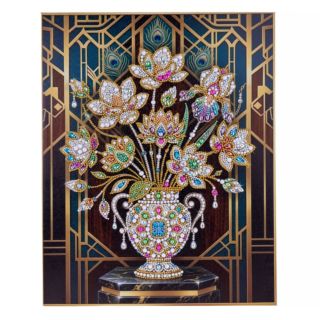 CRAFT BUDDY™ Diamond Painting Bild 40x50cm Kristalle&Halbperlen 5tlg.