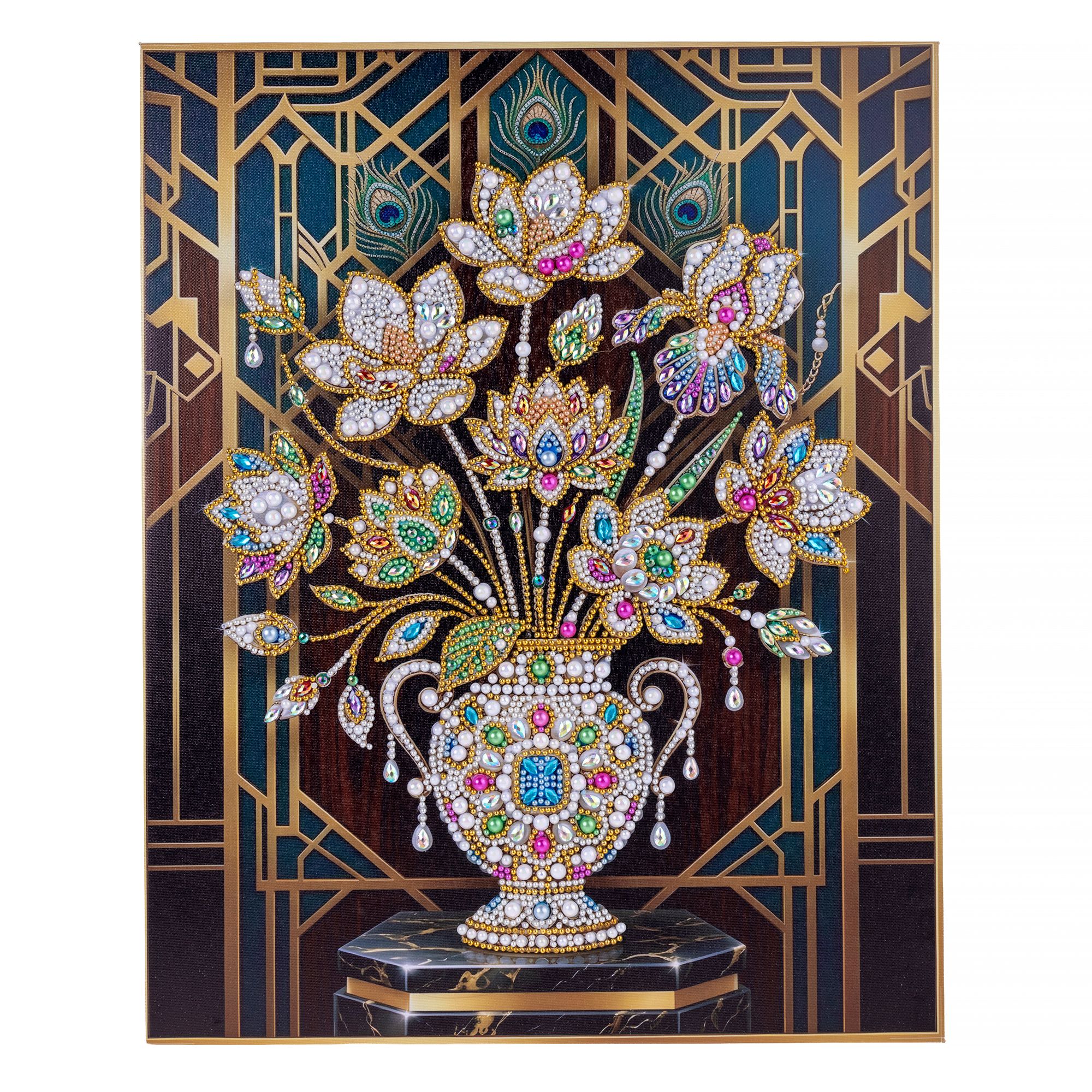 CRAFT BUDDY™ Diamond Painting Bild 40x50cm Kristalle&Halbperlen 5tlg.