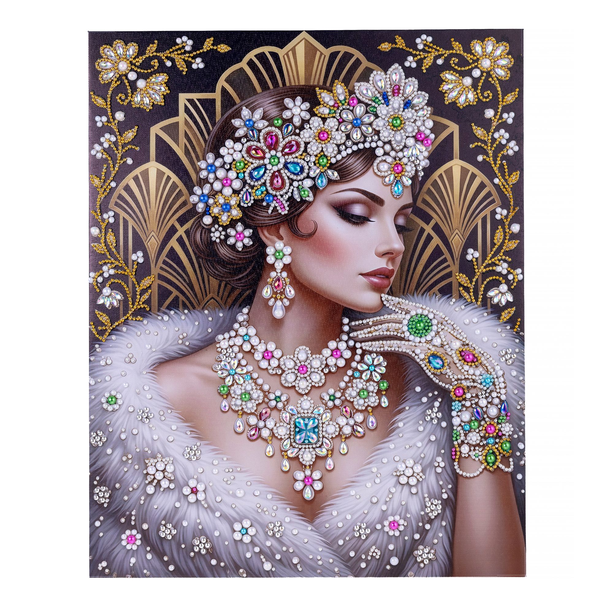 CRAFT BUDDY™ Diamond Painting Bild 40x50cm Kristalle&Halbperlen 5tlg.