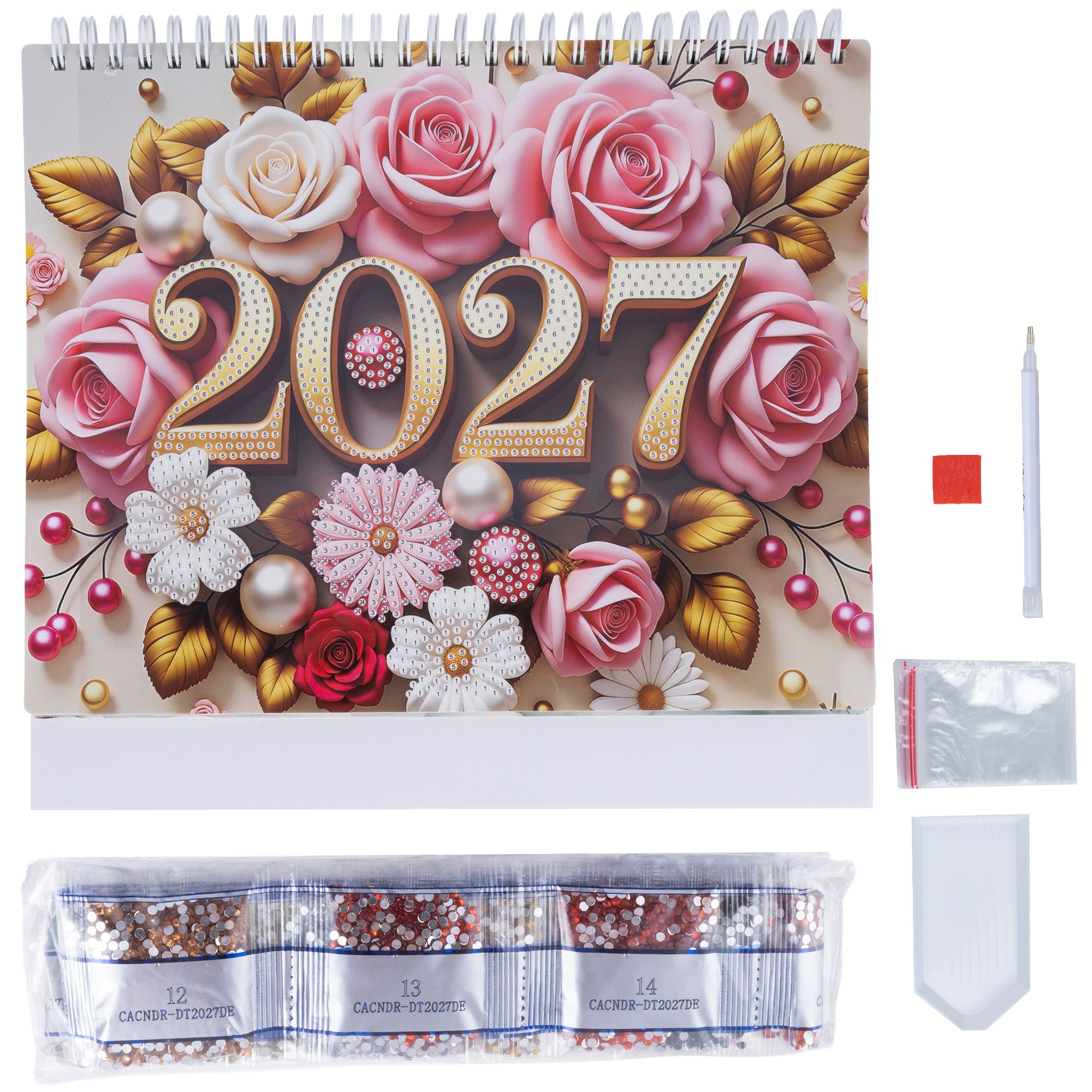 CRAFT BUDDY™ Diamond Painting-Set Kalender 2027 versch. Motive 6tlg.