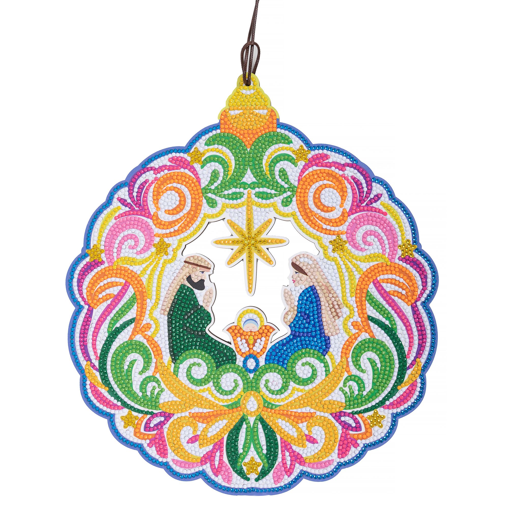 CRAFT BUDDY™ Diamond Painting Kranz zum Nachlegen 9tlg. QVC.de