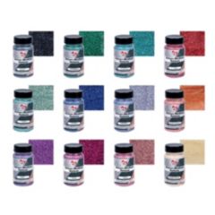 KARIN JITTENMEIER Kreativfarben-Set Glitzer Medium versch. Farben 12tlg.