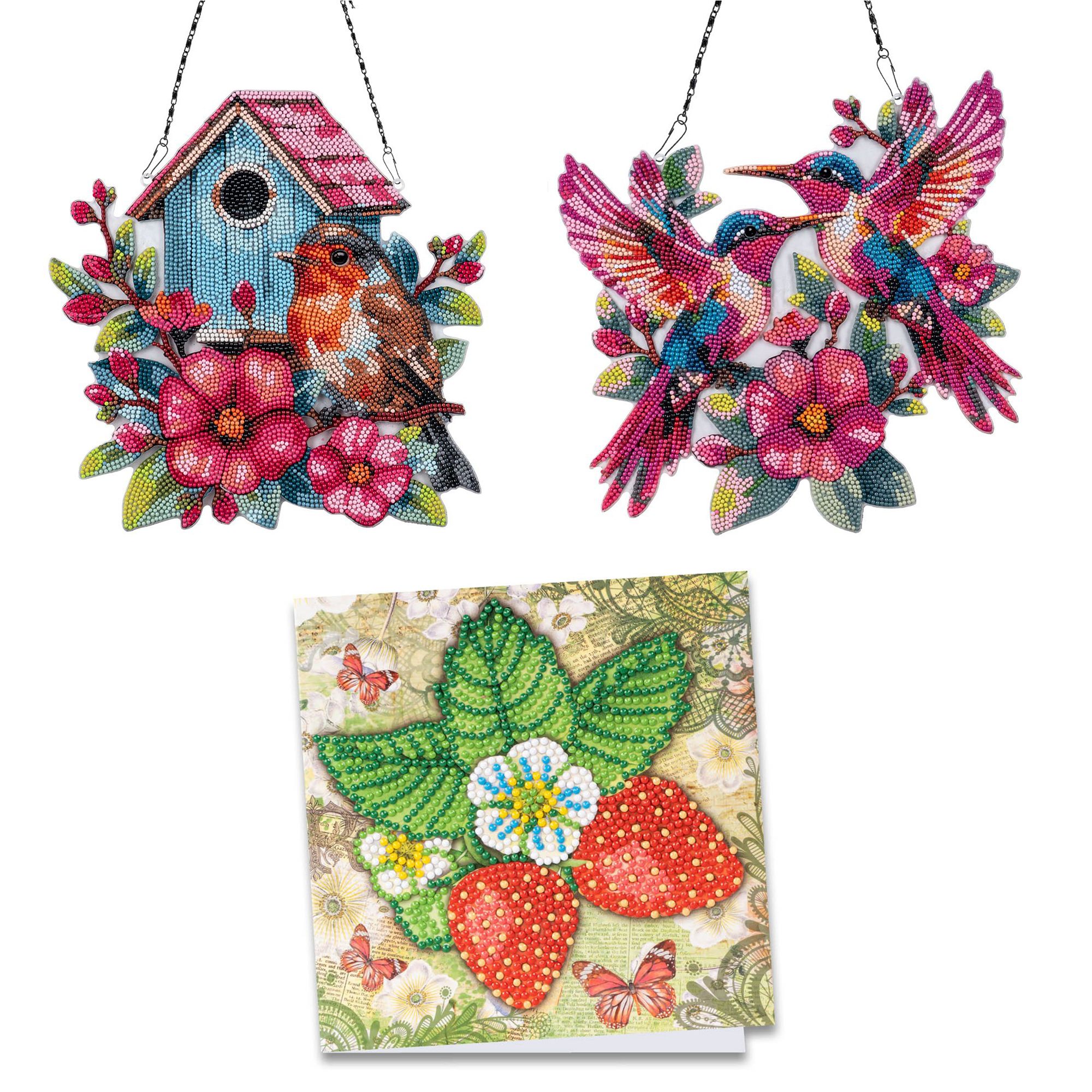 KARIN JITTENMEIER Club Artikel Diamond Painting-Set Fensterbilder 6tlg.