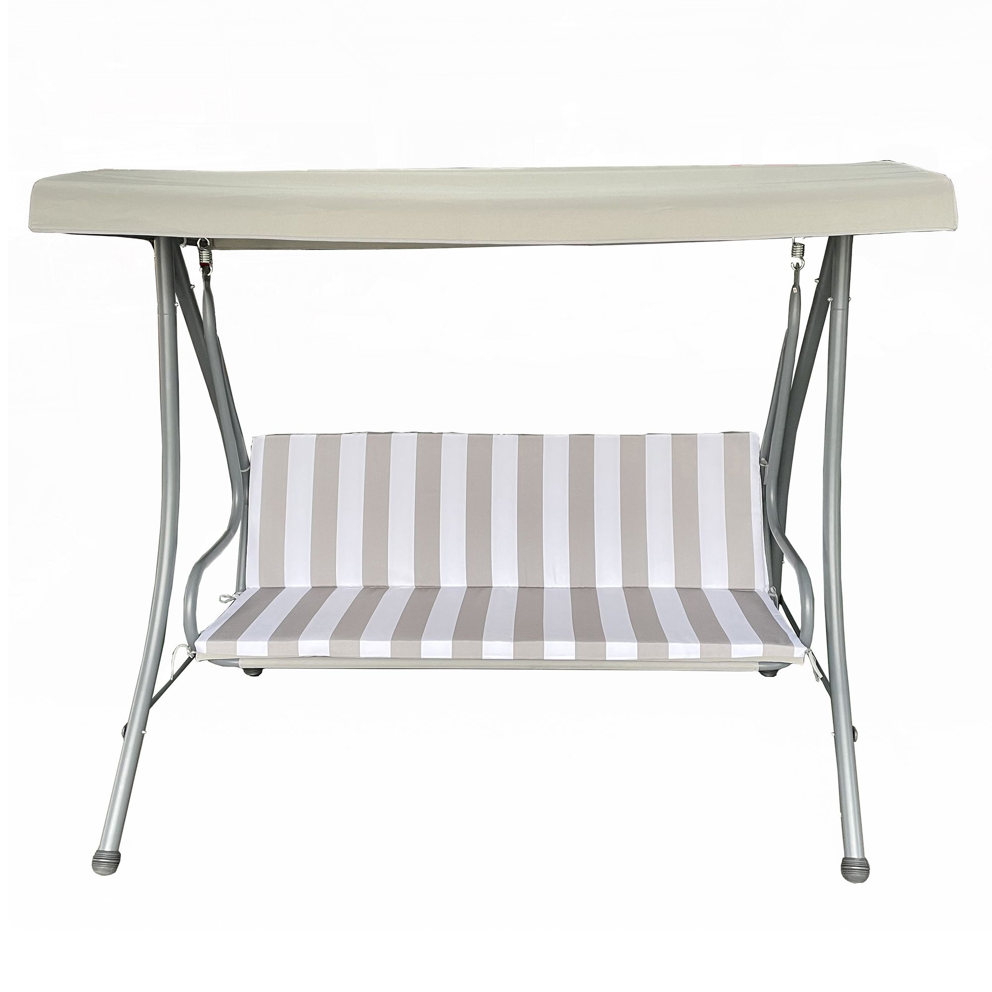 GREEN LOUNGE Hollywoood-Schaukel für 3 Personen klappbare Rückenlehne Dach & Kissenbezüge