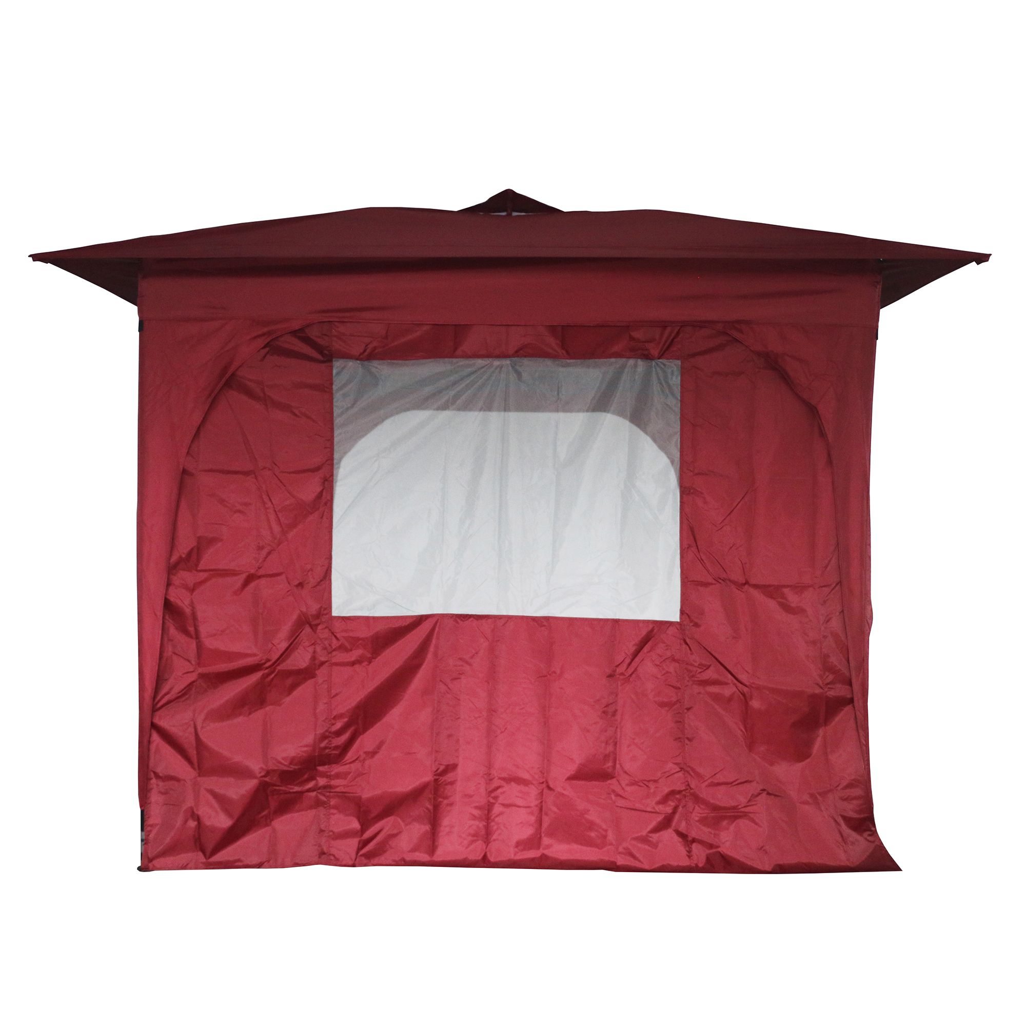 GREEN LOUNGE 2 Seitenwände für Faltpavillon 1x ohne & 1x mit Moskitonetzfenster