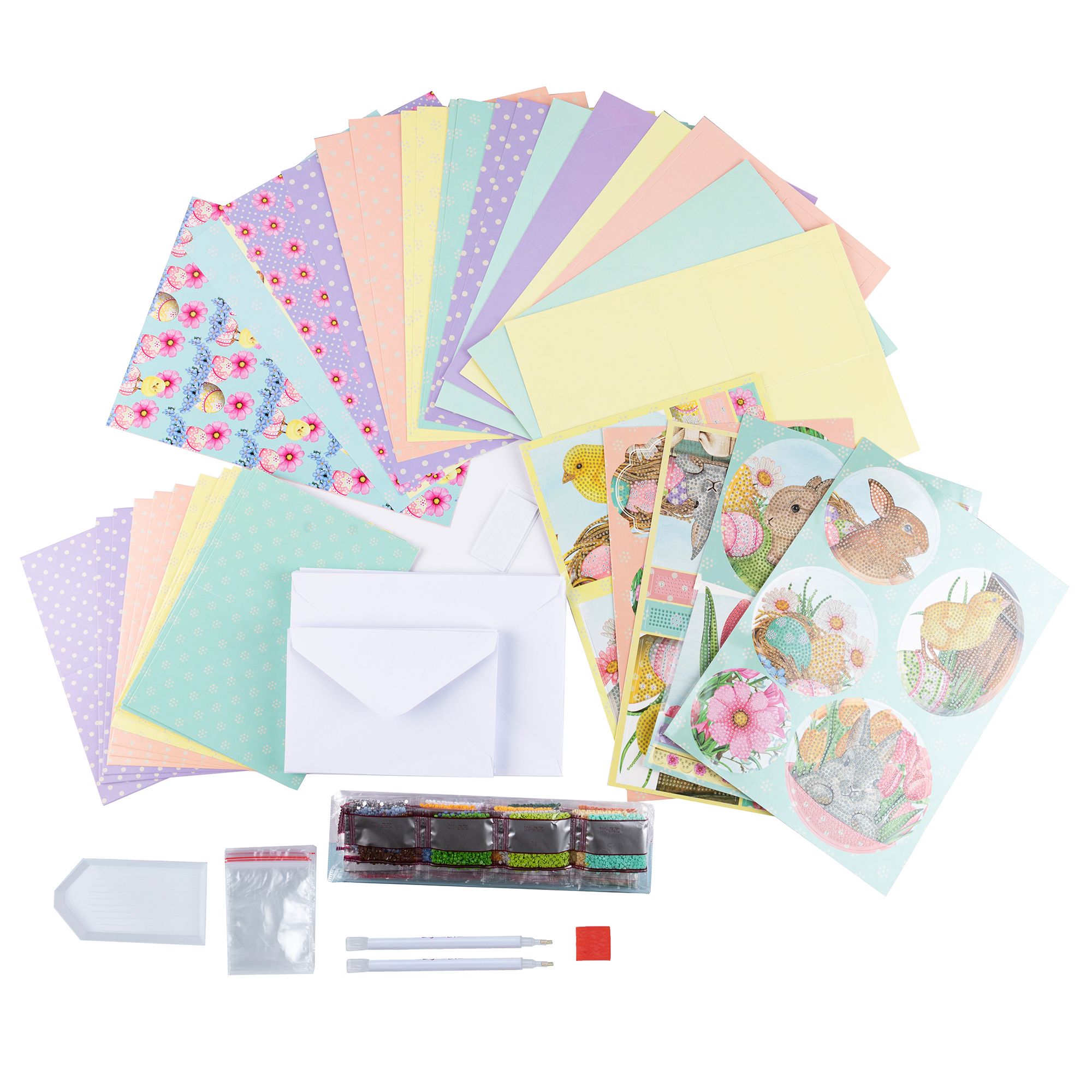 CRAFT BUDDY Diamond Painting GrußkartenSet zum Nachlegen 67tlg. QVC.de