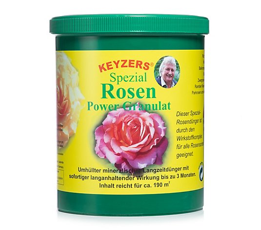 KEYZERS® Spezialdünger für Rosen Power Granulat 1,3kg Dose