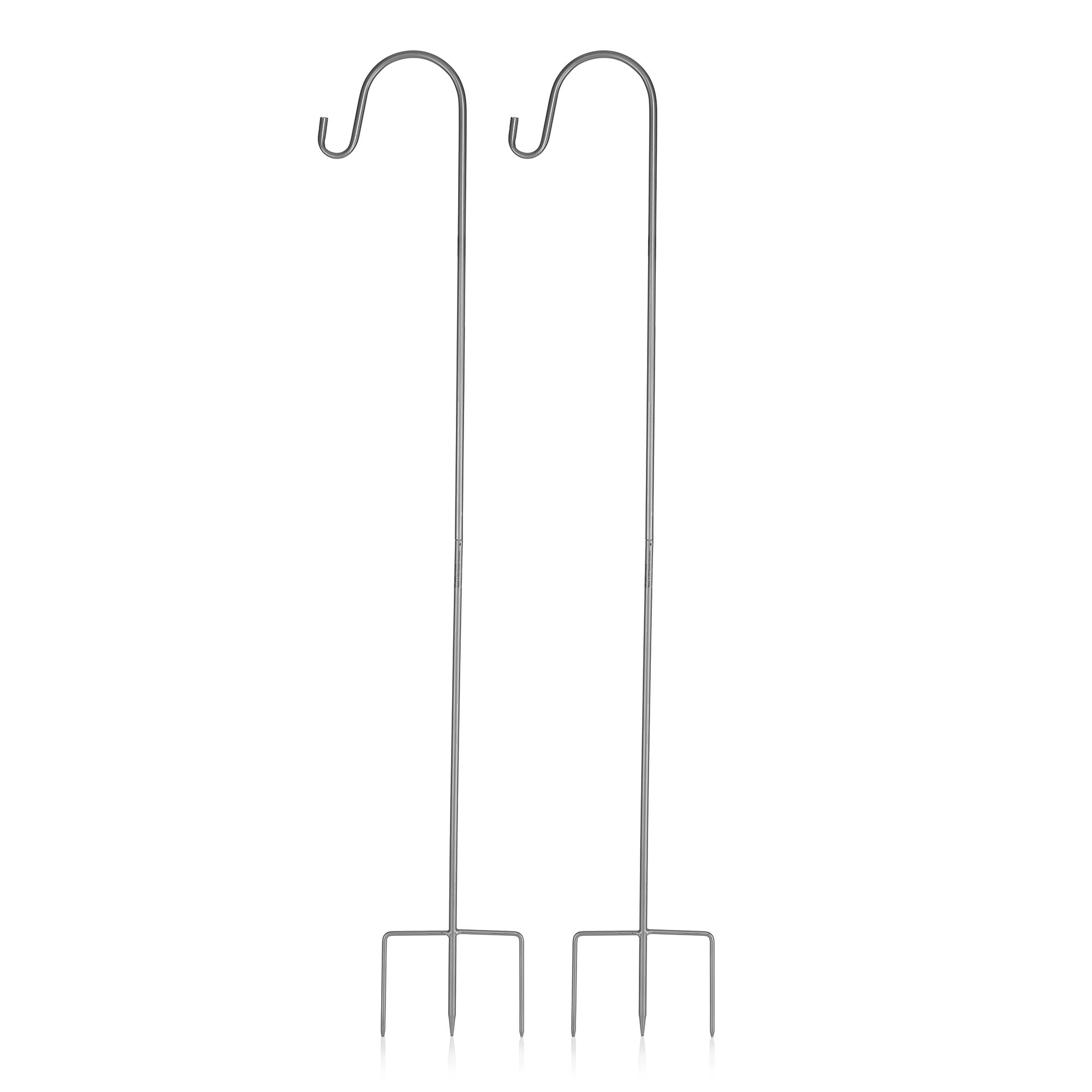 Schwanenhals 2 Aufhänger für Solar-Laternen Metall Höhe ca. 100cm