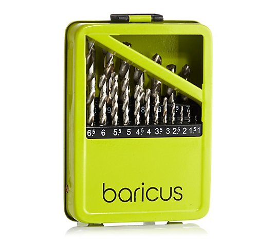 BARICUS 19tlg. Bohrer-Set für HSS-G-Bohrer Aufsätze 1-10mm 5J Herstellergarantie