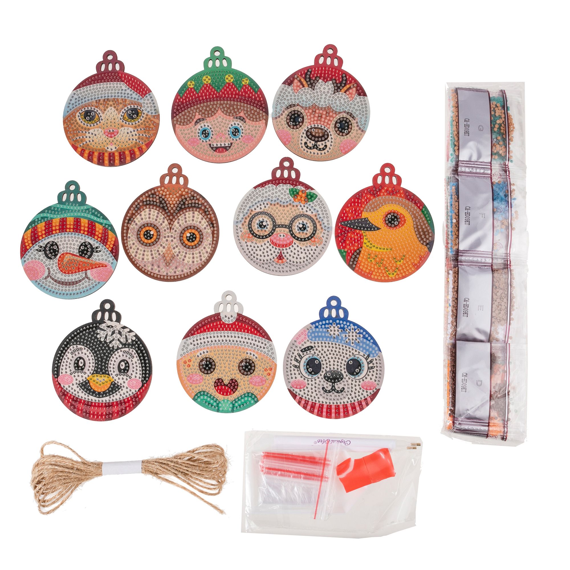 CRAFT BUDDY™ Diamond Painting Weihnachtsdeko zum Nachlegen 16tlg. QVC.de