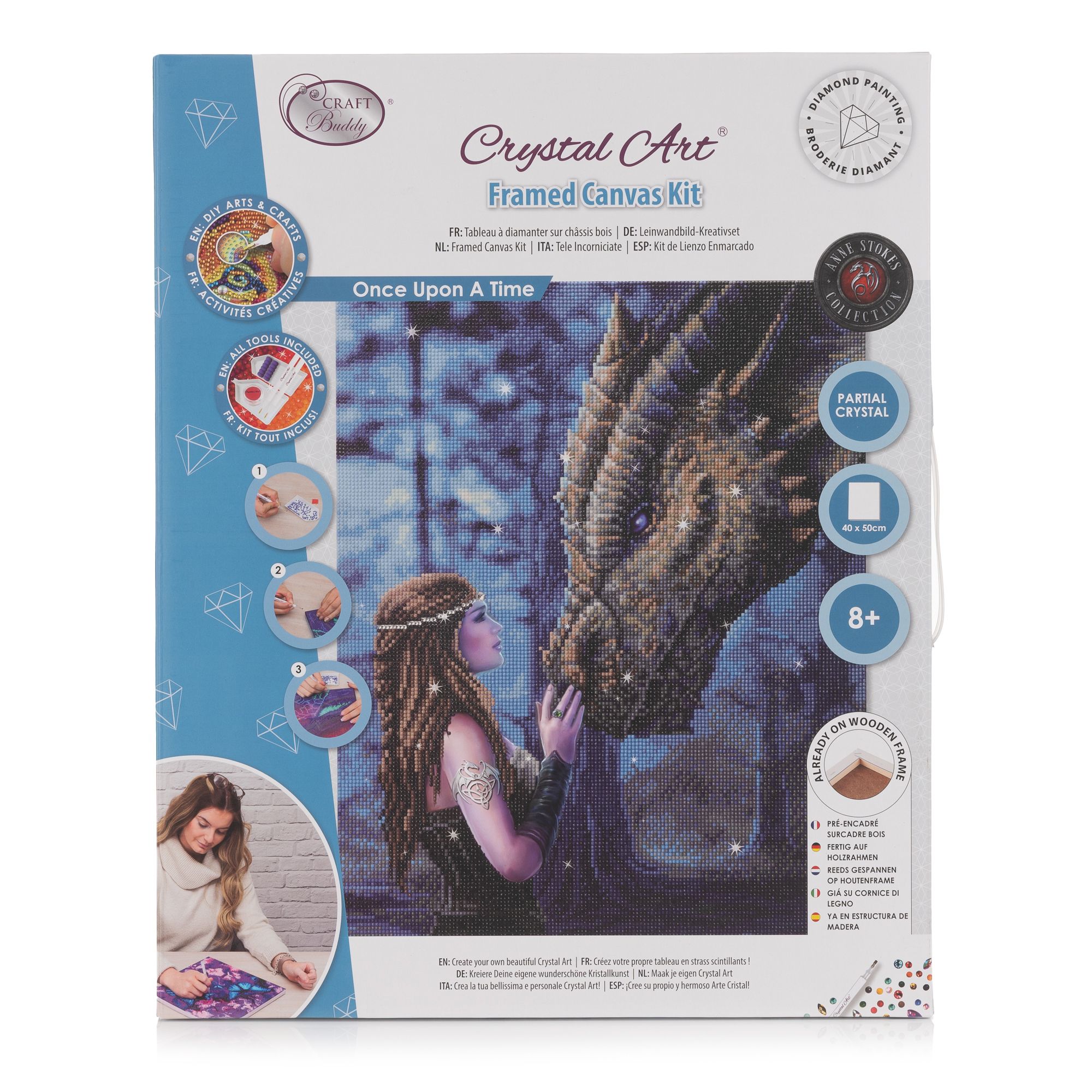 CRAFT BUDDY™ Diamond Painting Bild 40x50cm zum Nachlegen 8tlg.