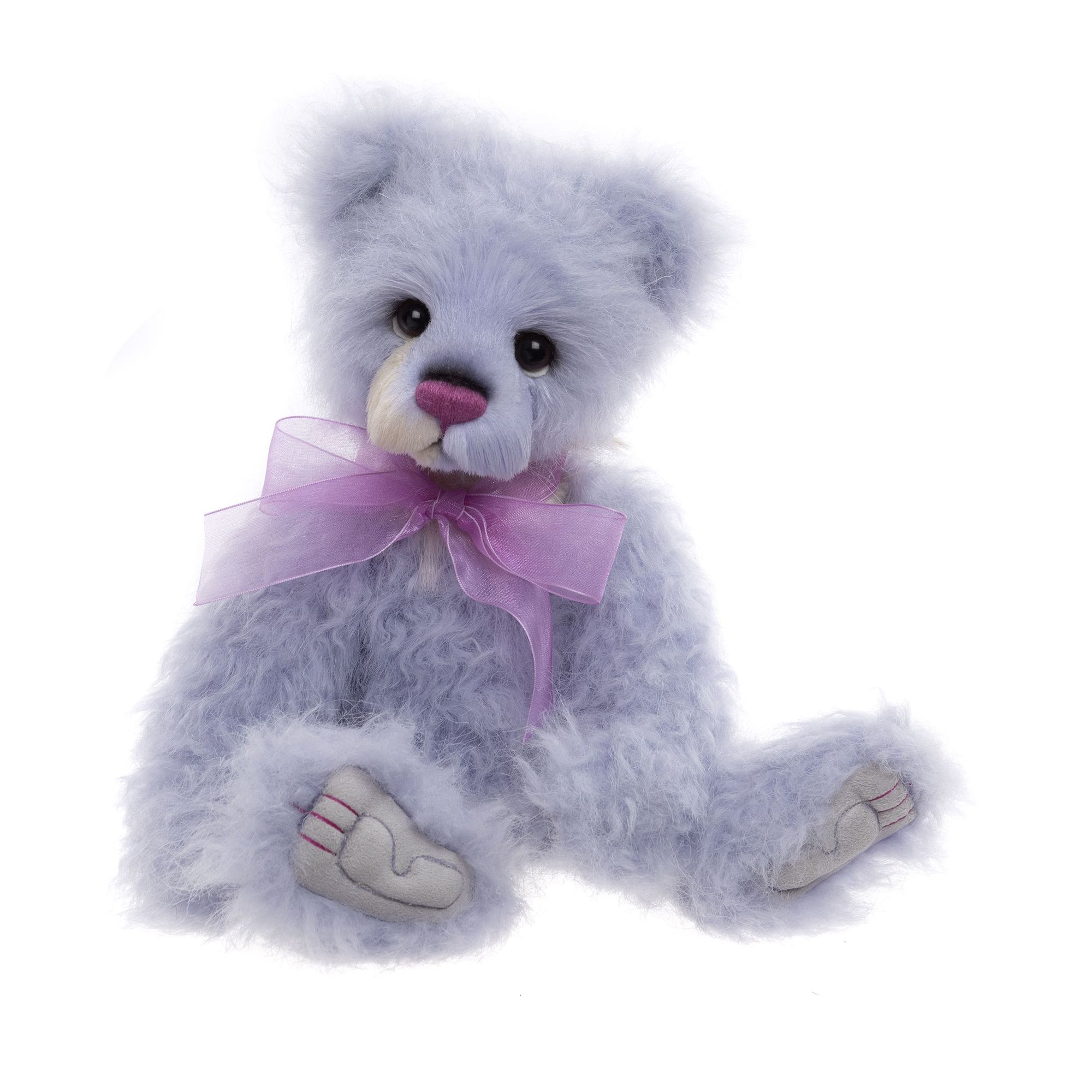 CHARLIE BEARS® Plüschbär Natalia mit Schleife Höhe ca. 34cm