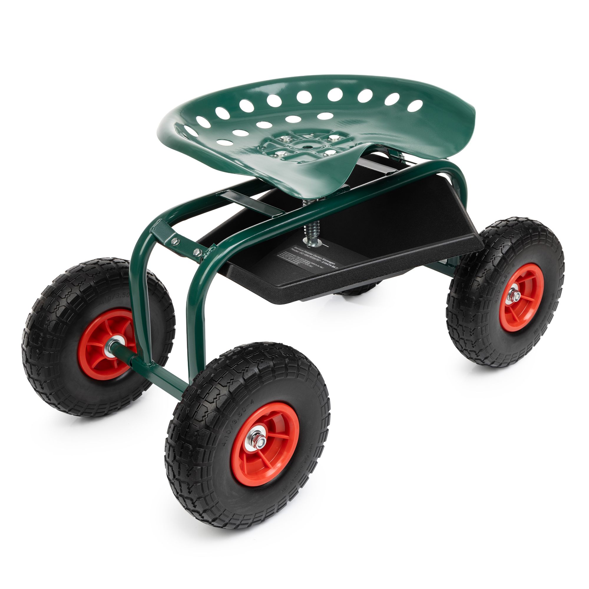 BARICUS Mobiler Gartensitz Tragfähigkeit 150kg ca. 81x45,5x54cm 5J.Herstellergarantie