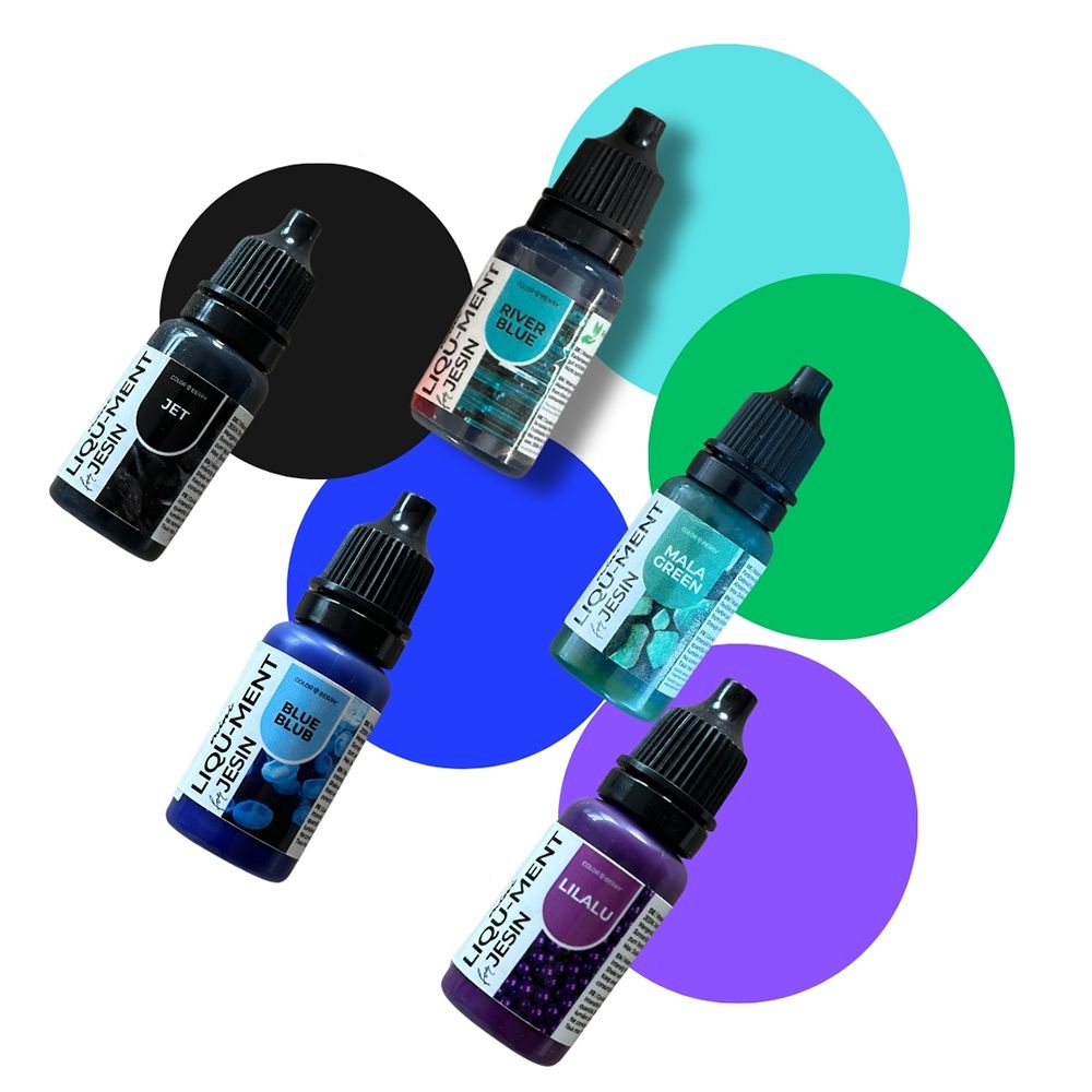 COLORBERRY Kreativfarben-Set Liqu-Ments versch. Farben 5tlg.