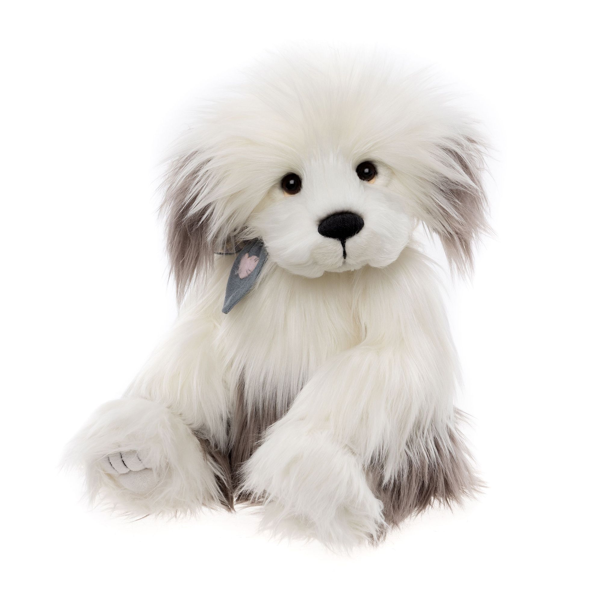 CHARLIE BEARS® Plüschhund Old Faithful mit Halstuch Höhe ca. 45cm