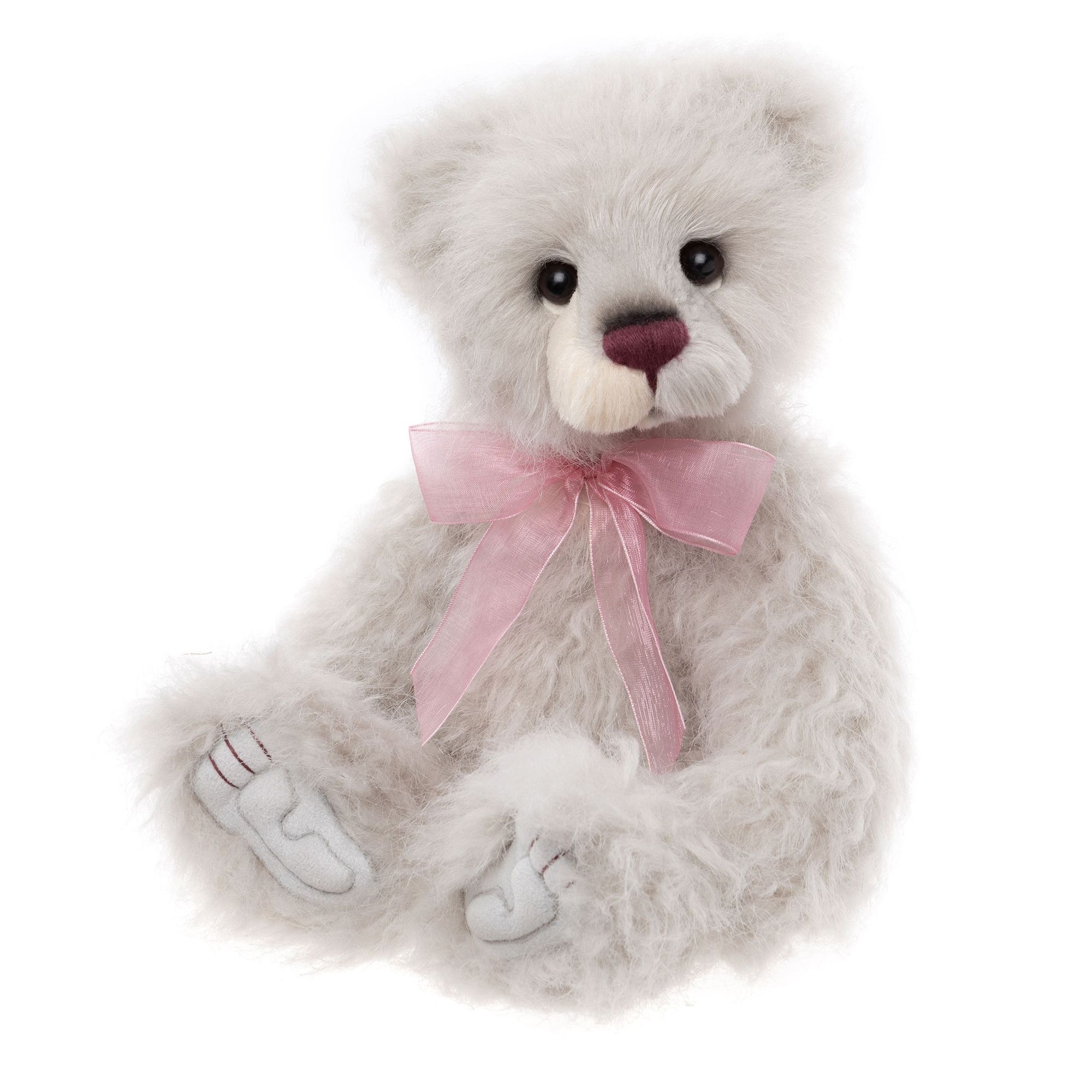 CHARLIE BEARS® Plüschbär Rosienna mit Schleife Höhe ca. 34cm