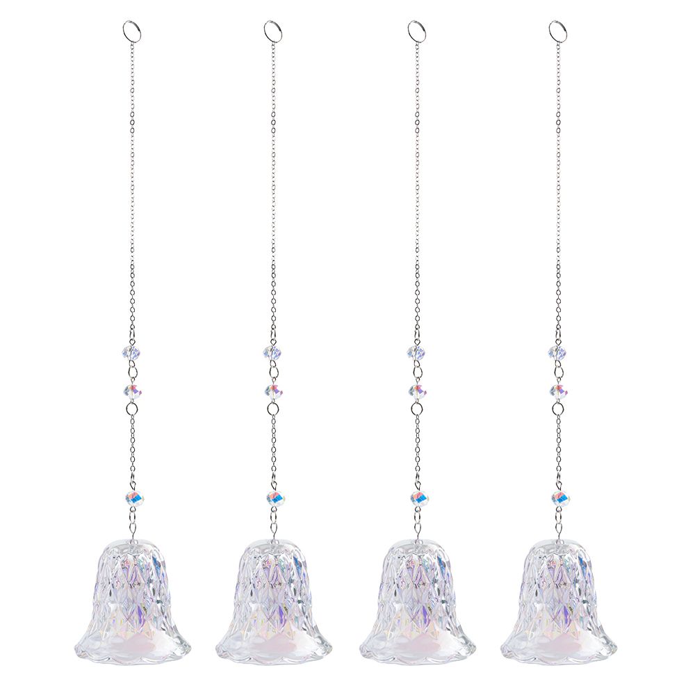 KARIN JITTENMEIER Kreativ-Set Glas Glocken mit Perlen 4tlg.