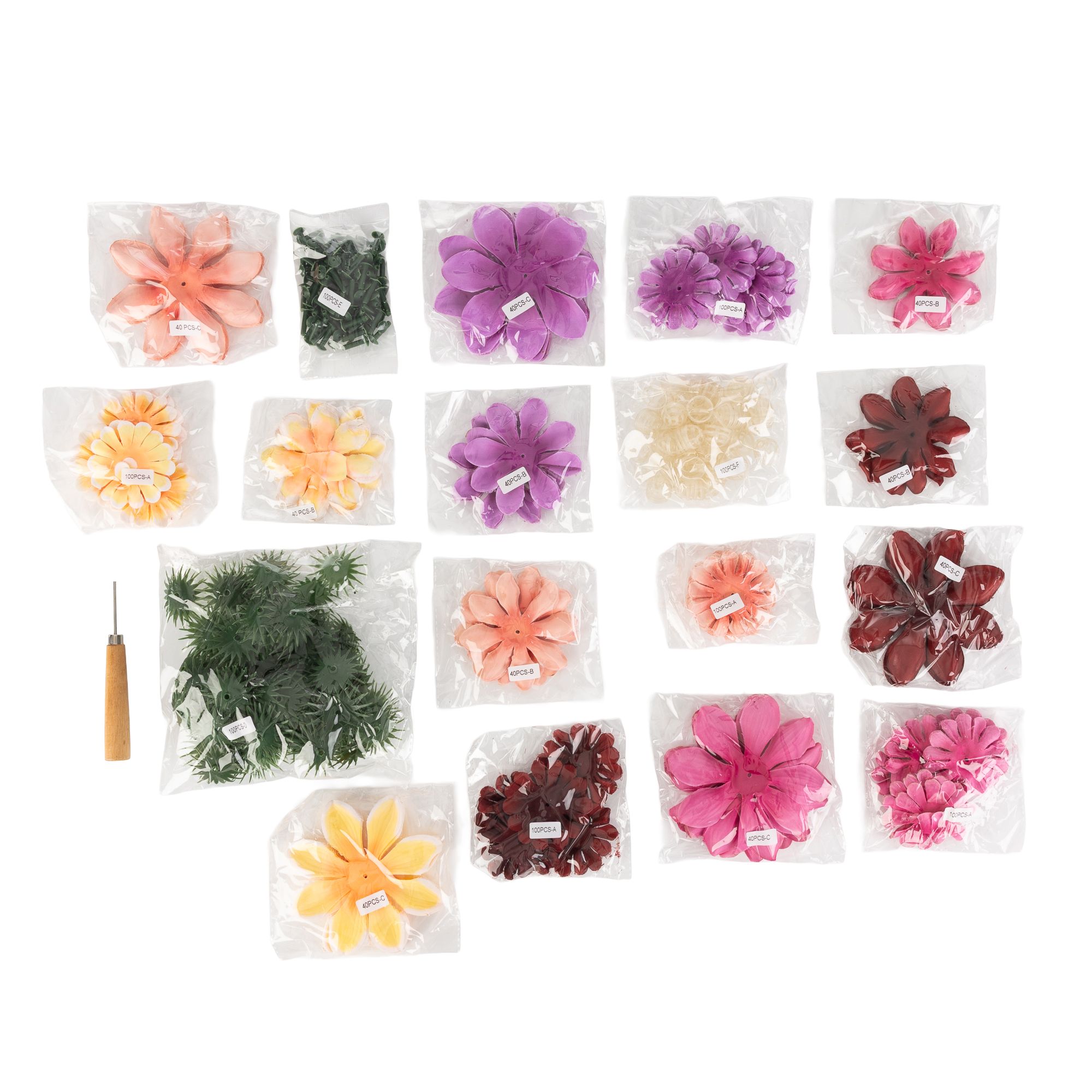 CRAFT BUDDY™ Dekofloristik-Set Dahlien selbst gestalten 19tlg.