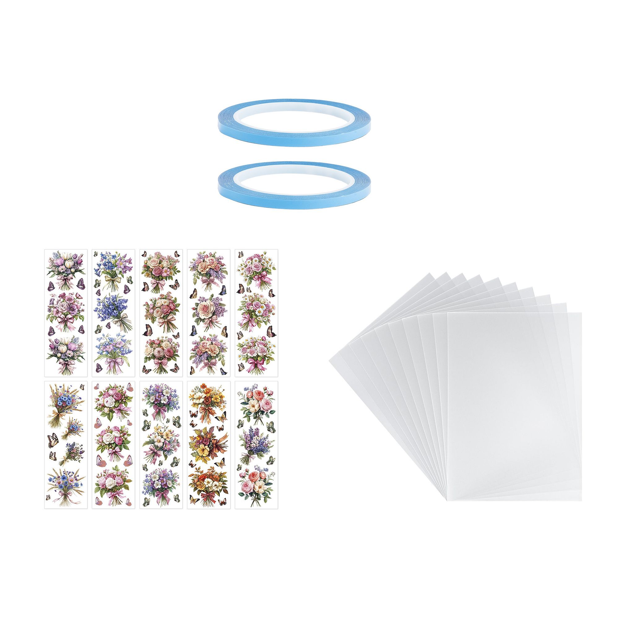 KARIN JITTENMEIER Club Artikel Kreativ-Set Premium Transfers & Windradfolien, 30tlg.