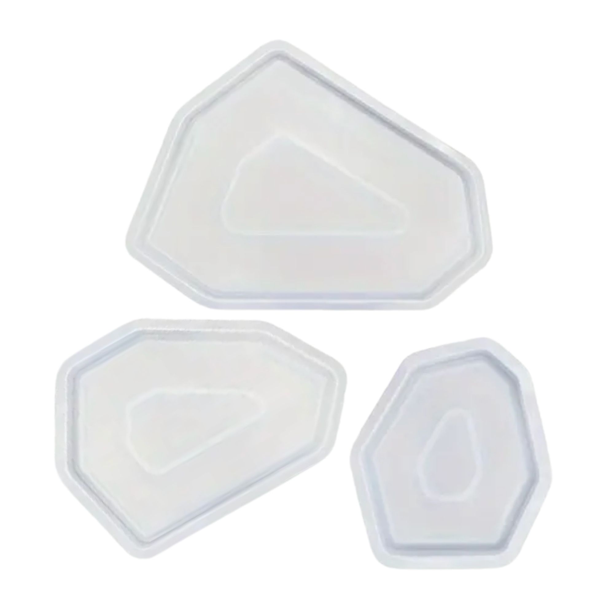 COLORBERRY Kreativ-Set Silikonformen Teller versch. Größen, 3tlg.