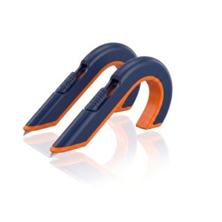 BARICUS Box Cutter 2er Set mit LED-Licht 5J.Herstellergarantie