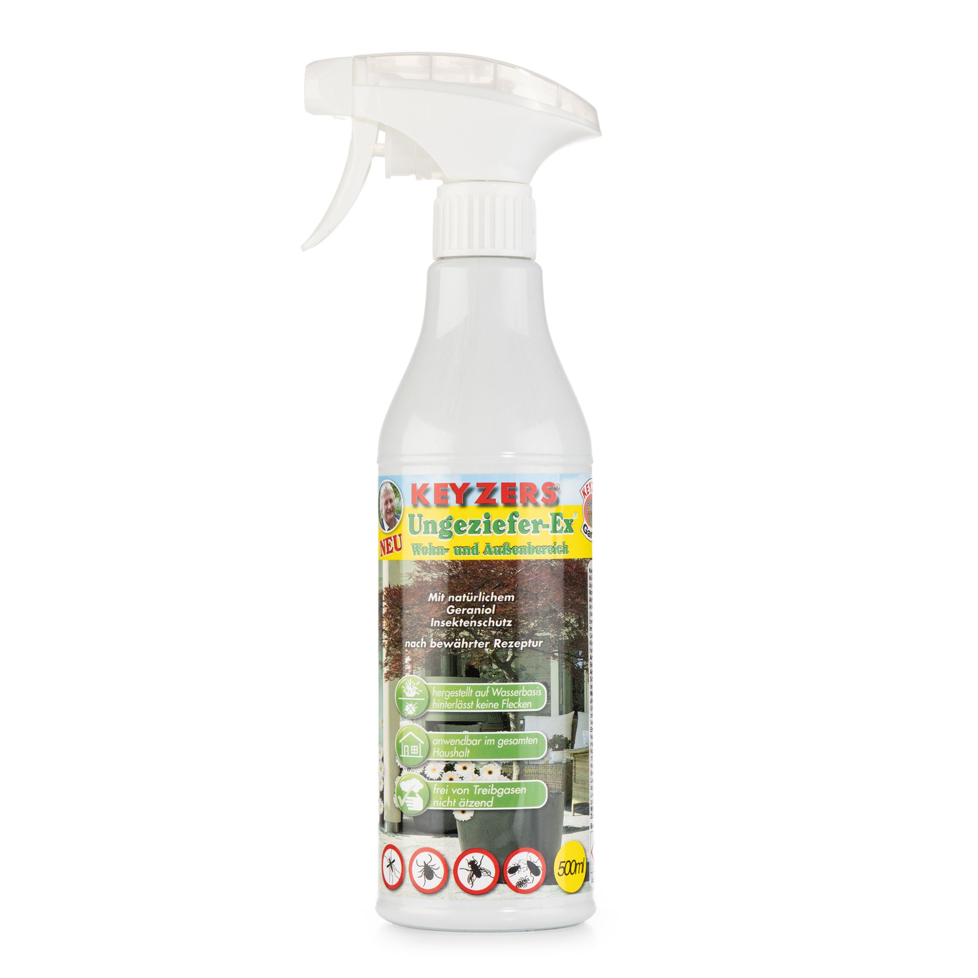KEYZERS® Ungeziefer-Ex inkl. Sprühkopf 500ml